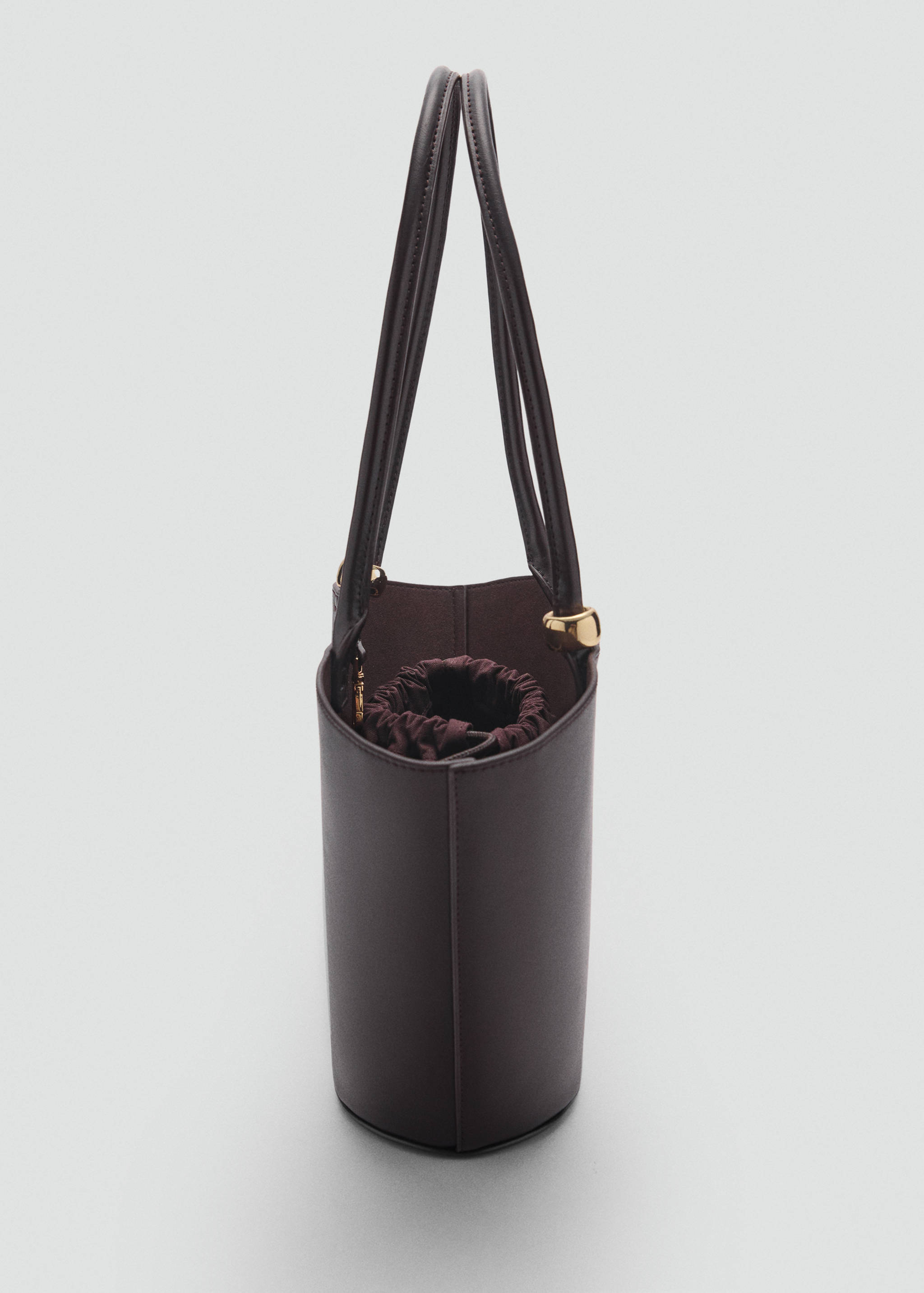 Shopper bag with metallic detail - Details of the article 1