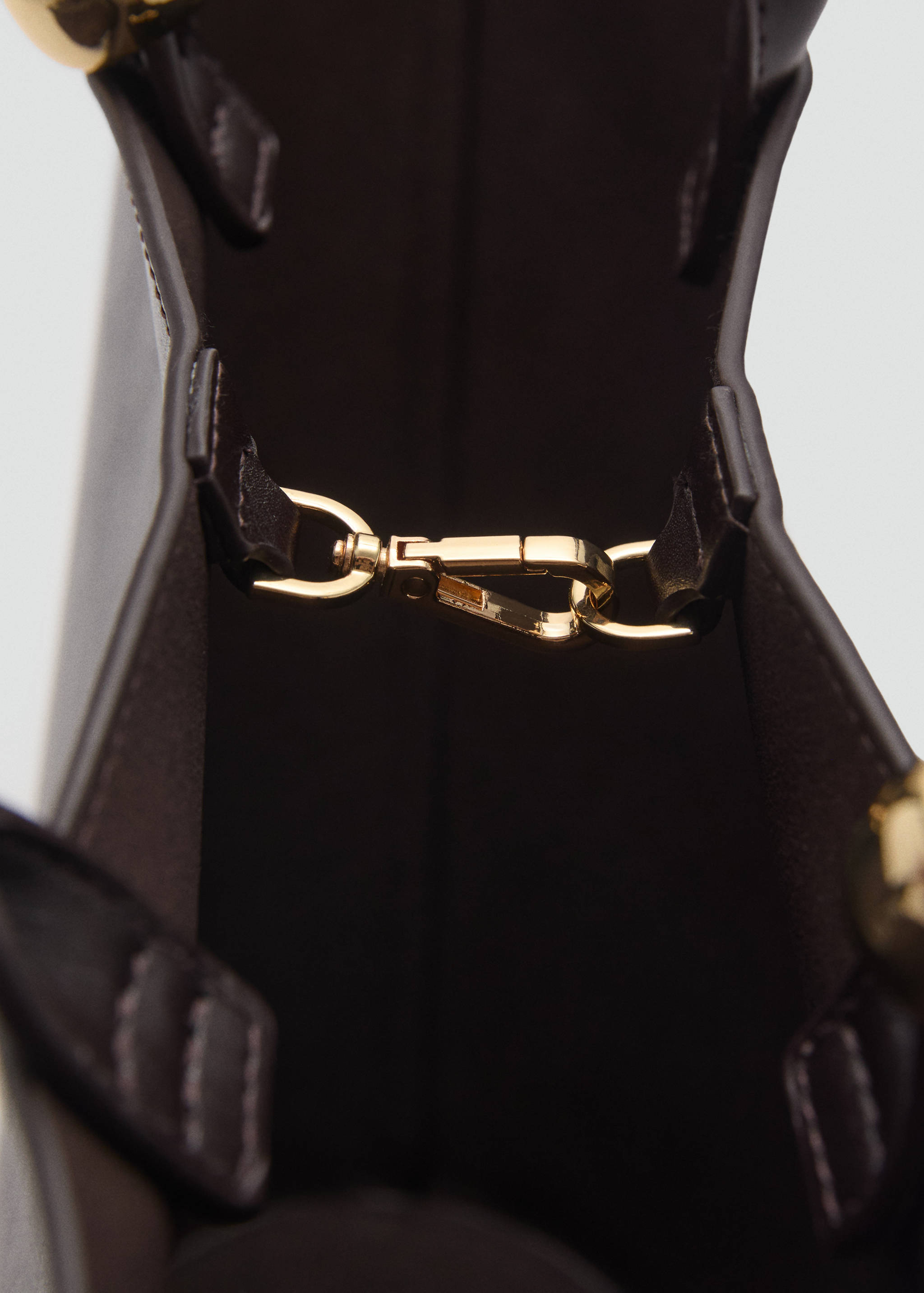 Shopper bag with metallic detail - Details of the article 3