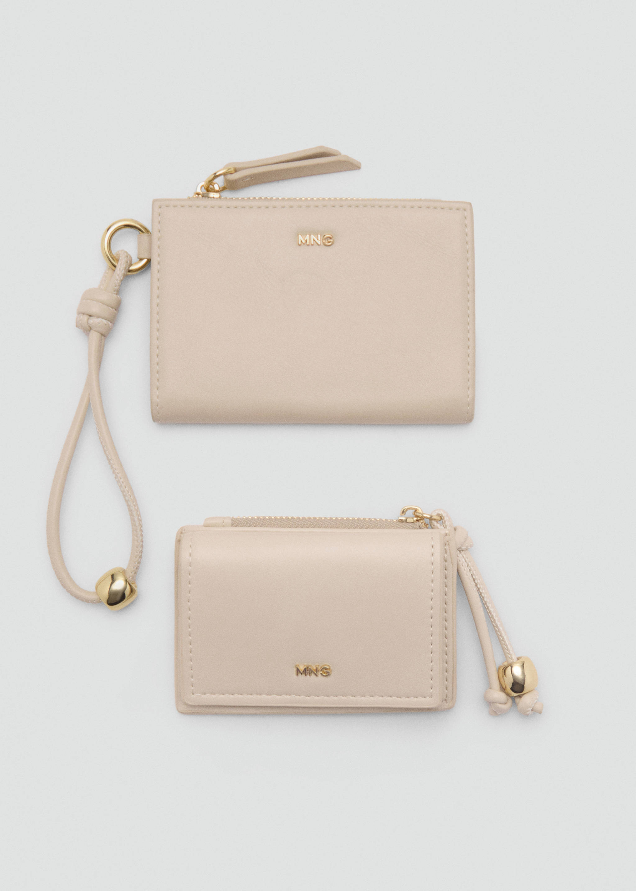 Faux-leather purse with bead detail - Details of the article 2