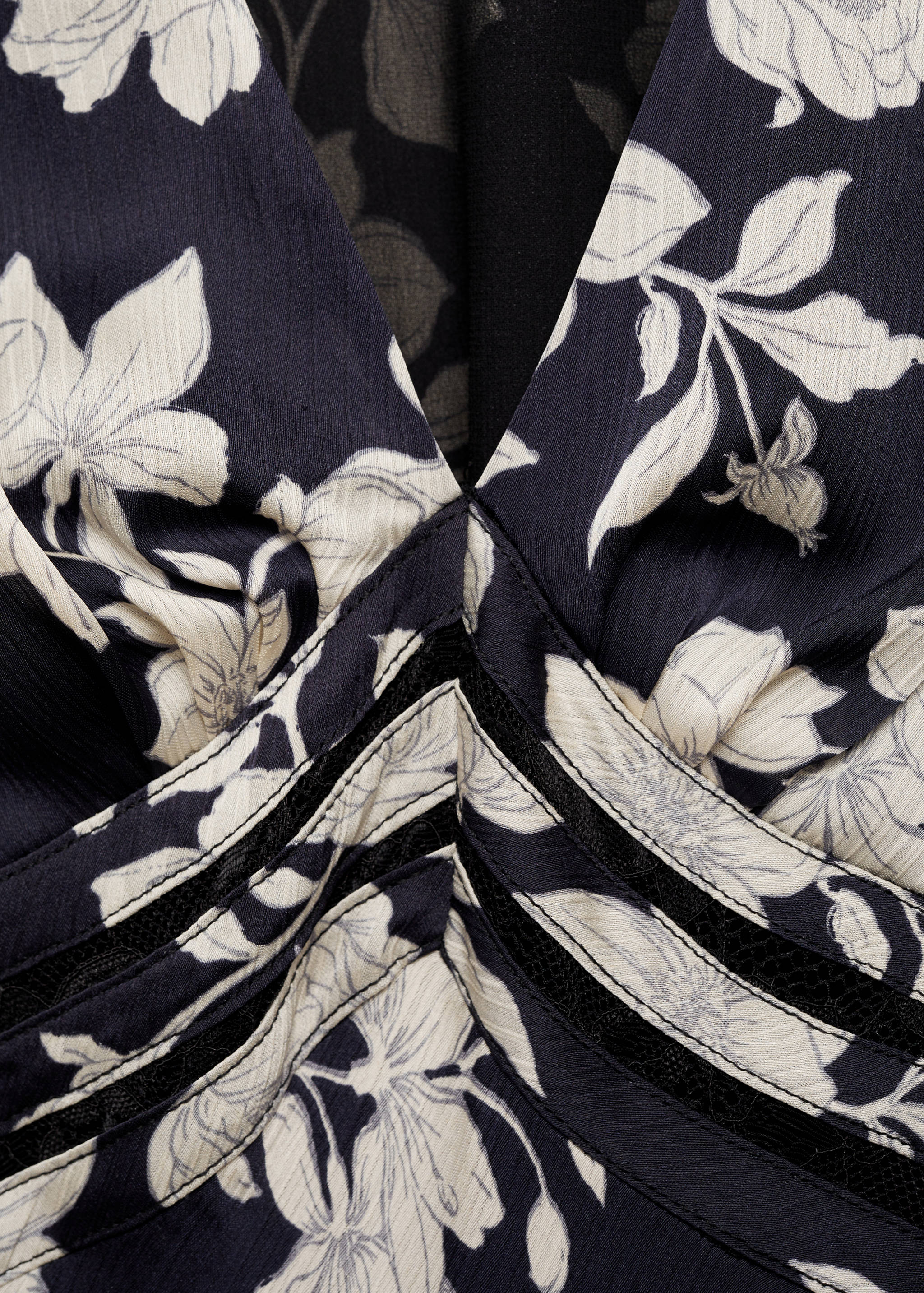 Floral-print flared dress - Details of the article 8