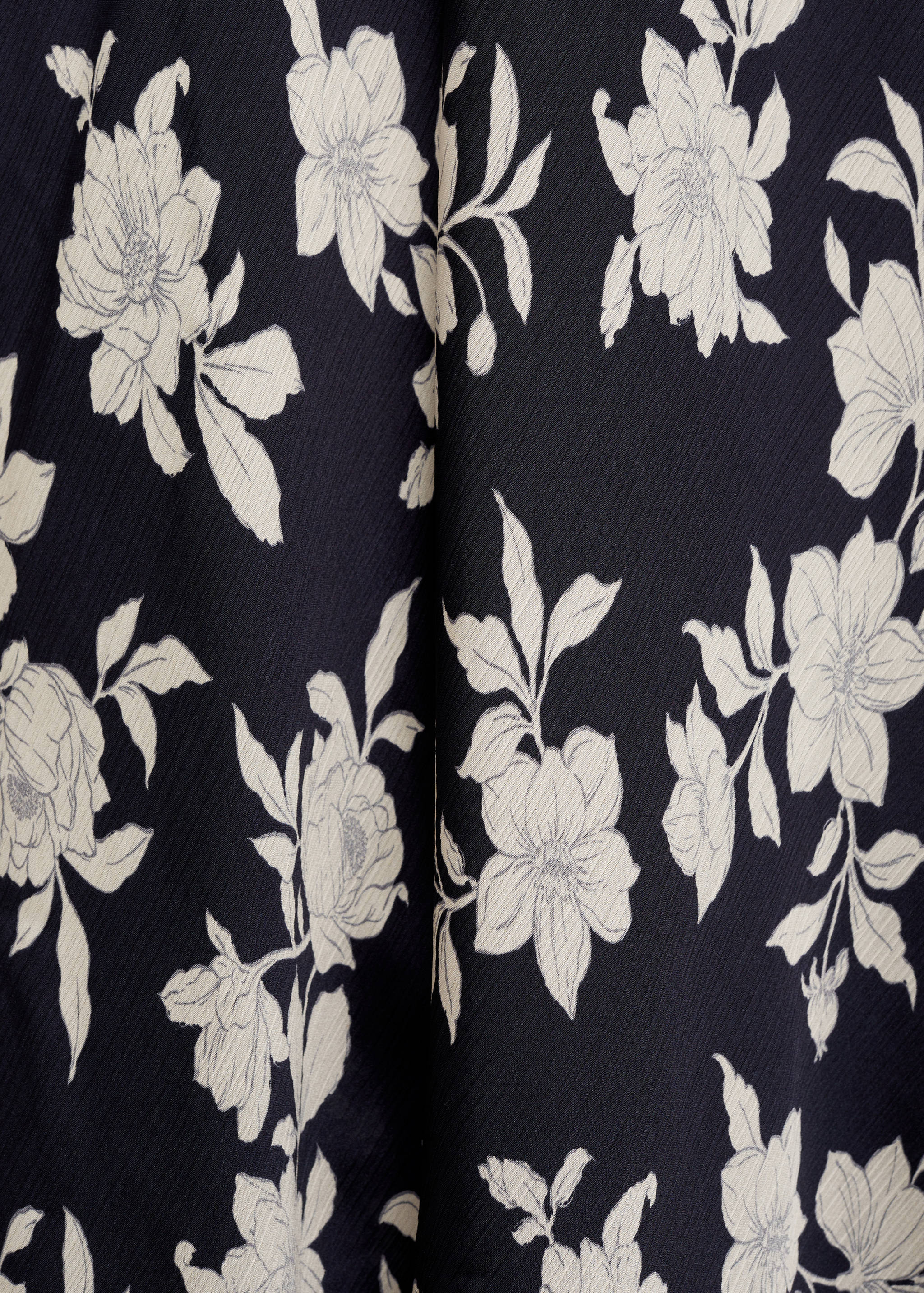 Floral-print flared dress - Details of the article 0