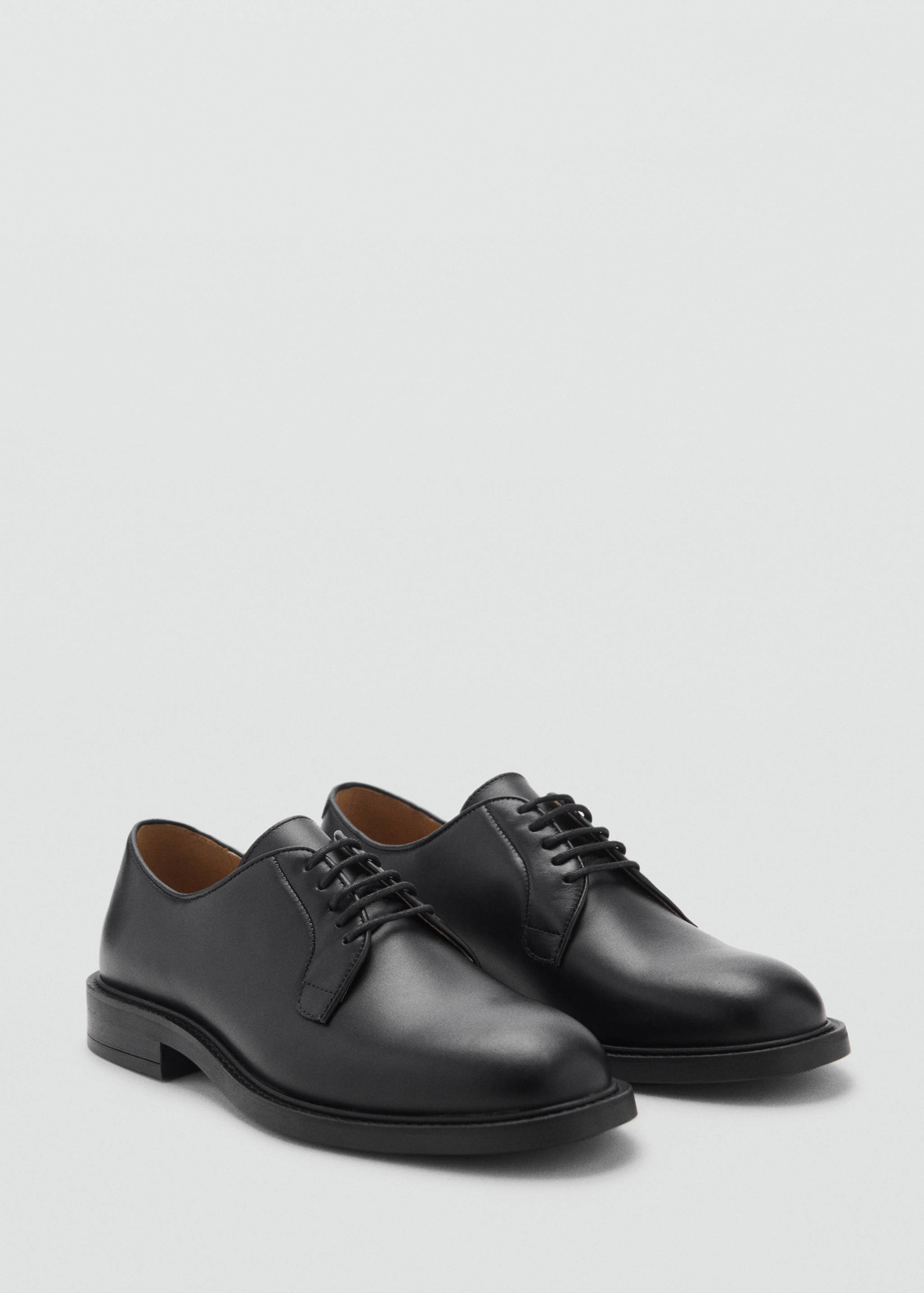 Leather suit shoes - Medium plane