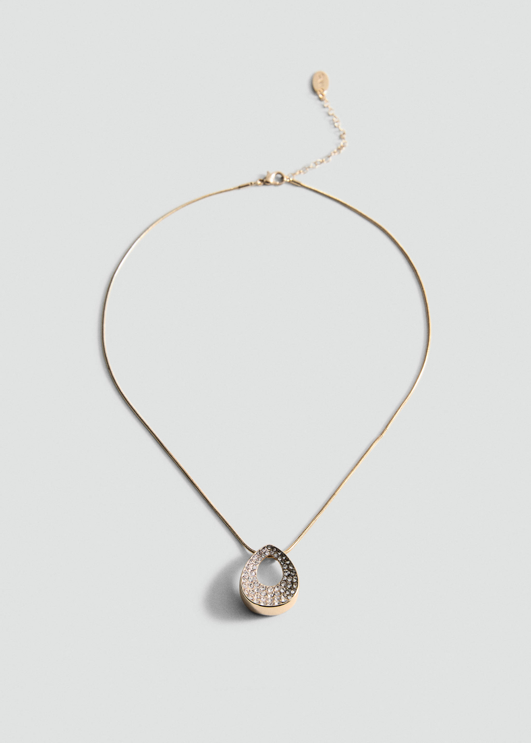 Rhinestone pendant necklace - Article without model