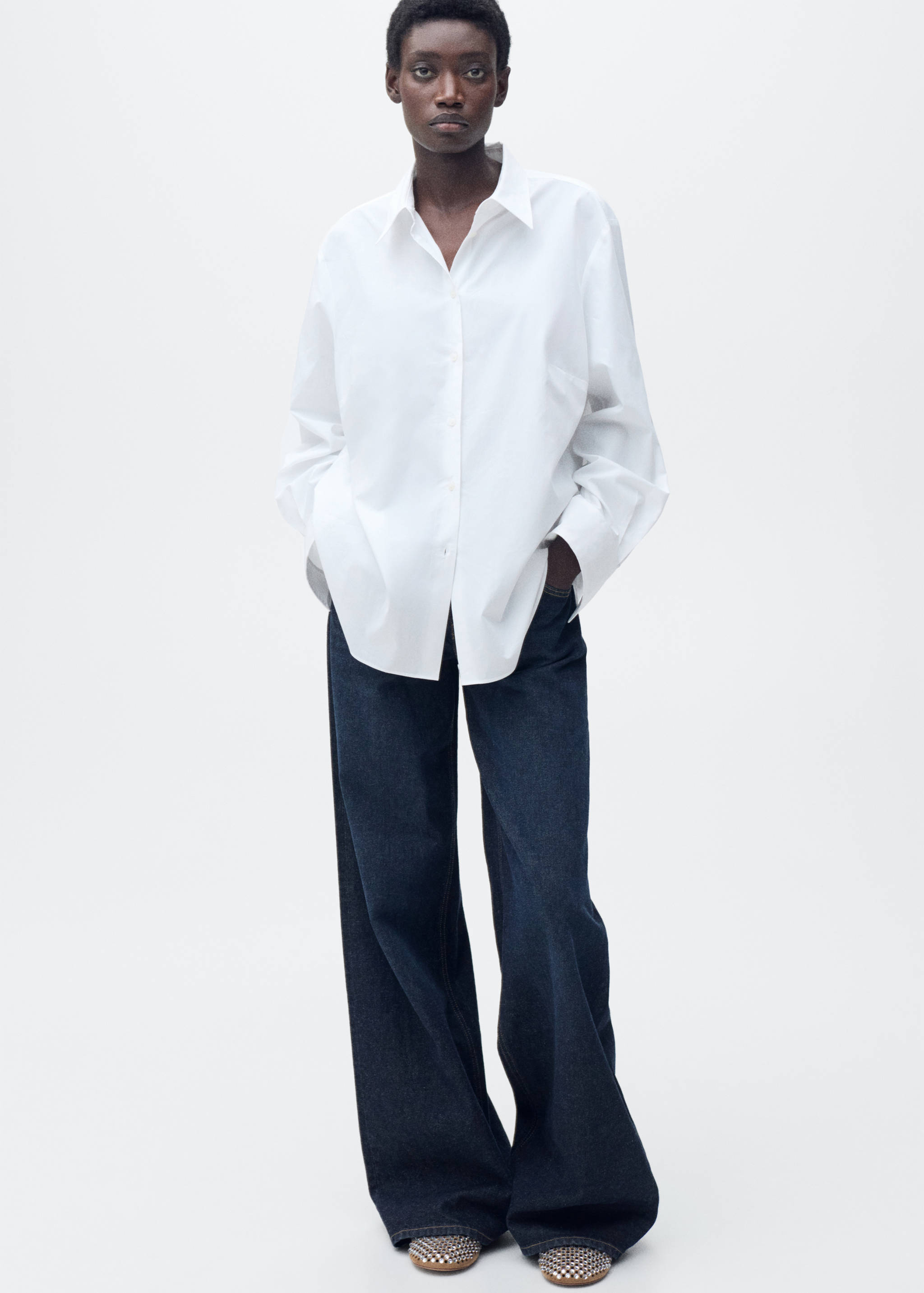 Rhinestone die-cut ballet flats - Details of the article 9