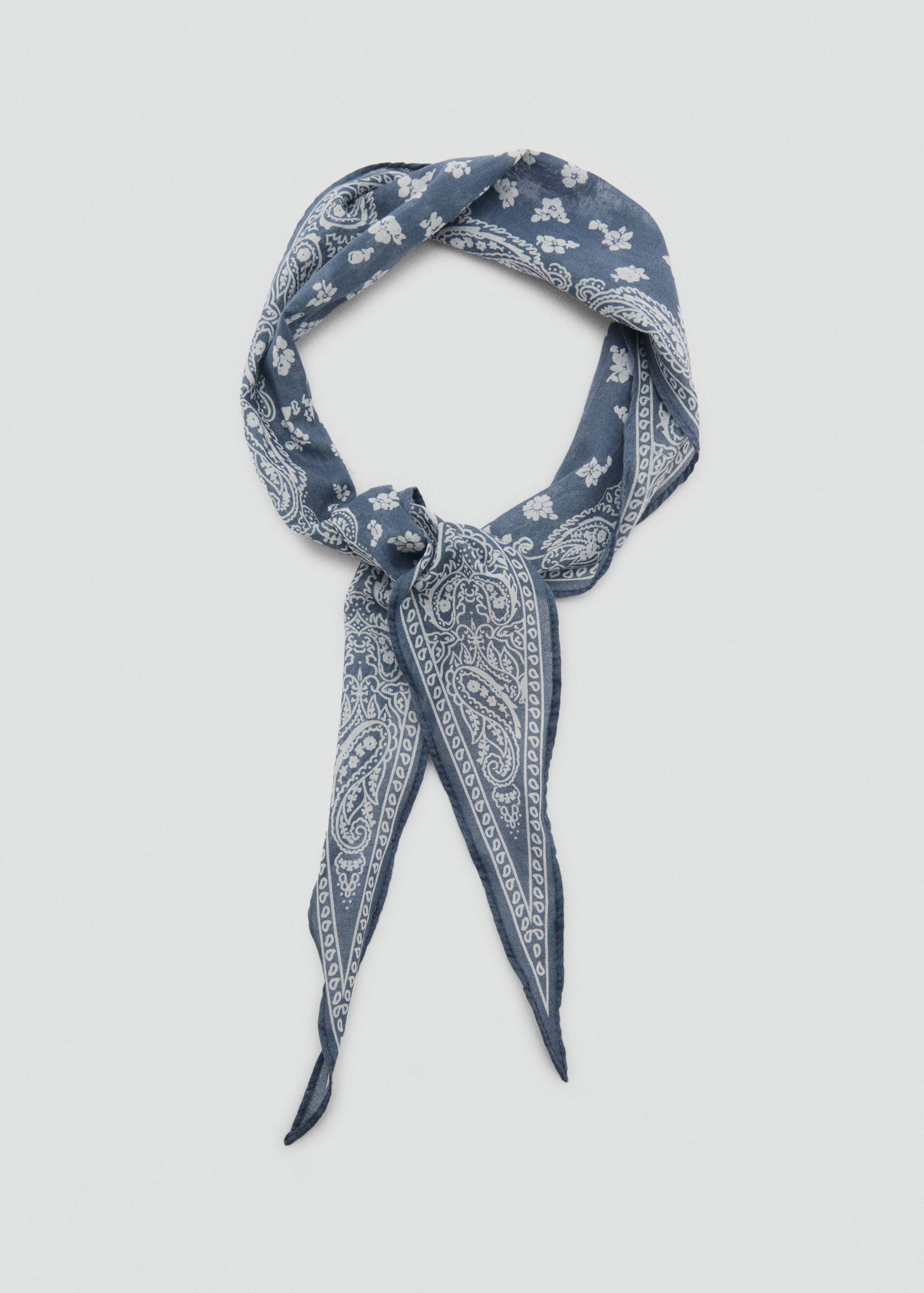 Printed bandana scarf - Details of the article 1