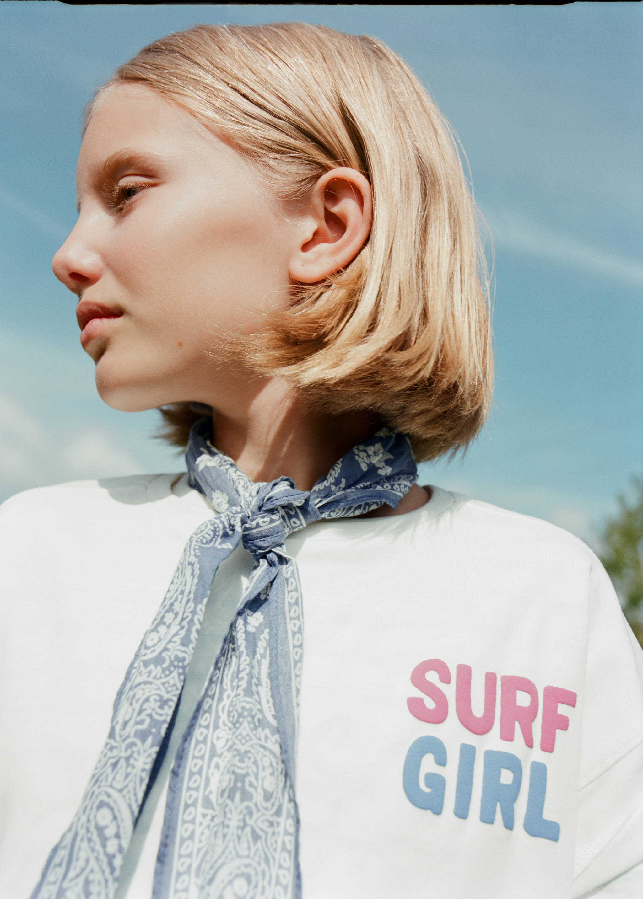 Printed bandana scarf - Details of the article 5