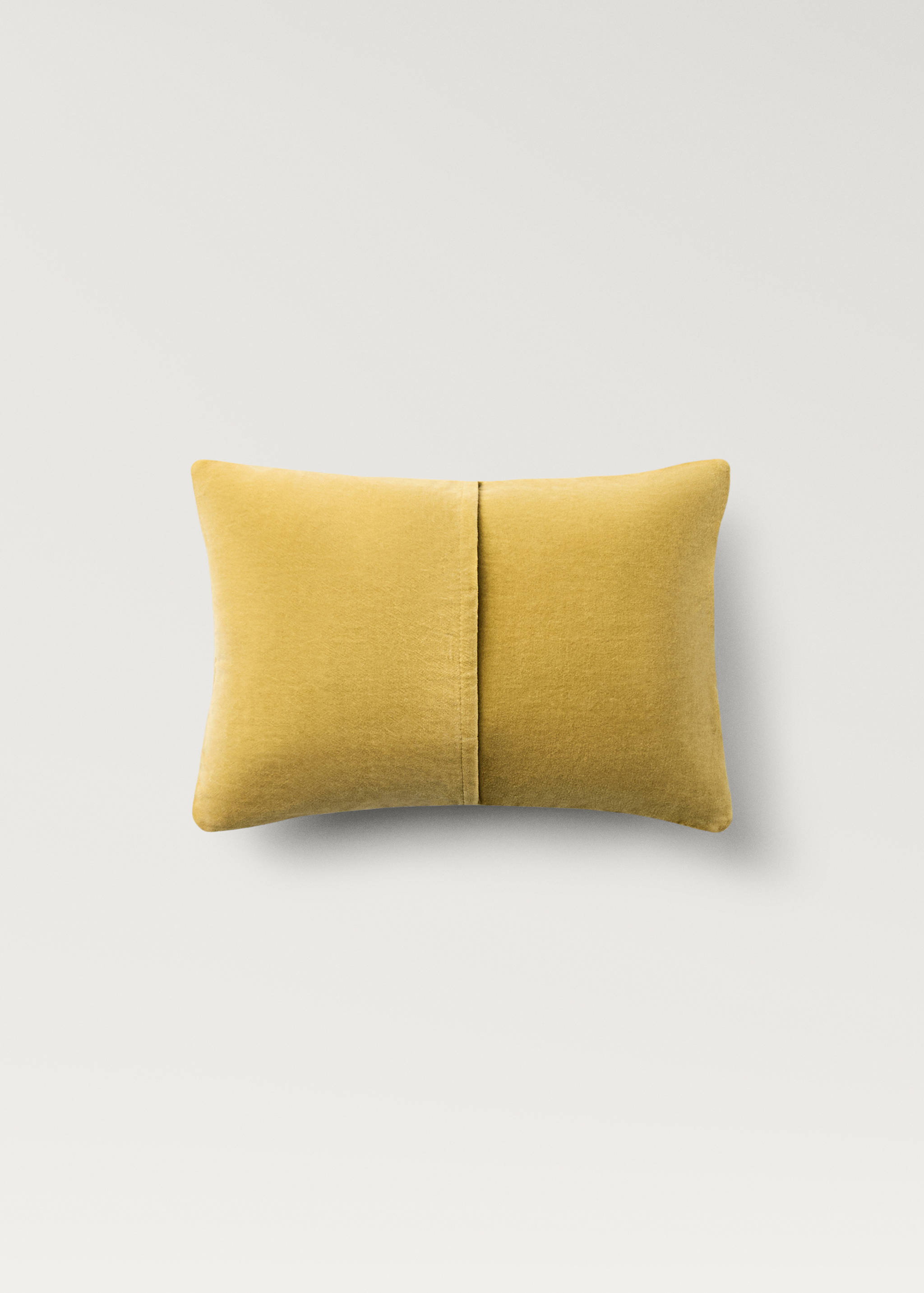 Cotton velvet garment-dyed bed cushion cover 30x40 cm - Details of the article 1