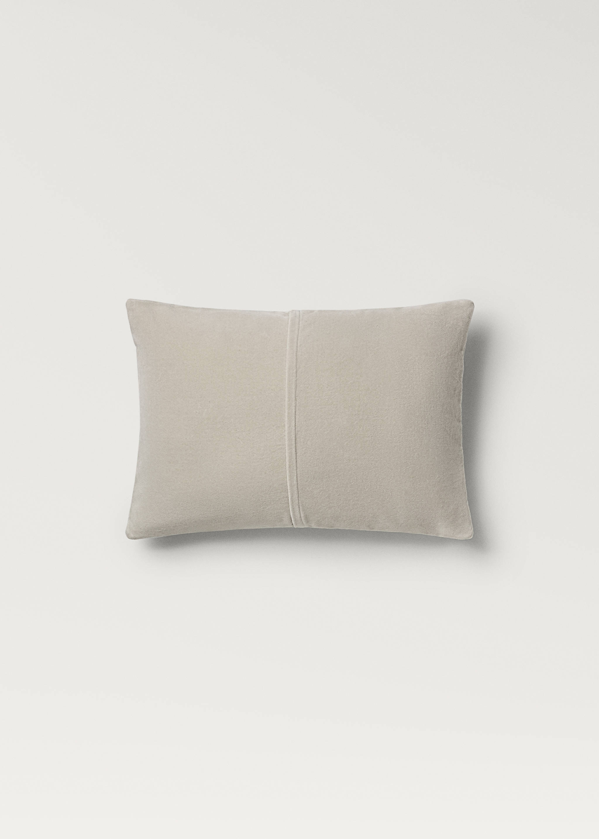 Cotton velvet garment-dyed bed cushion cover 30x40 cm - Details of the article 1