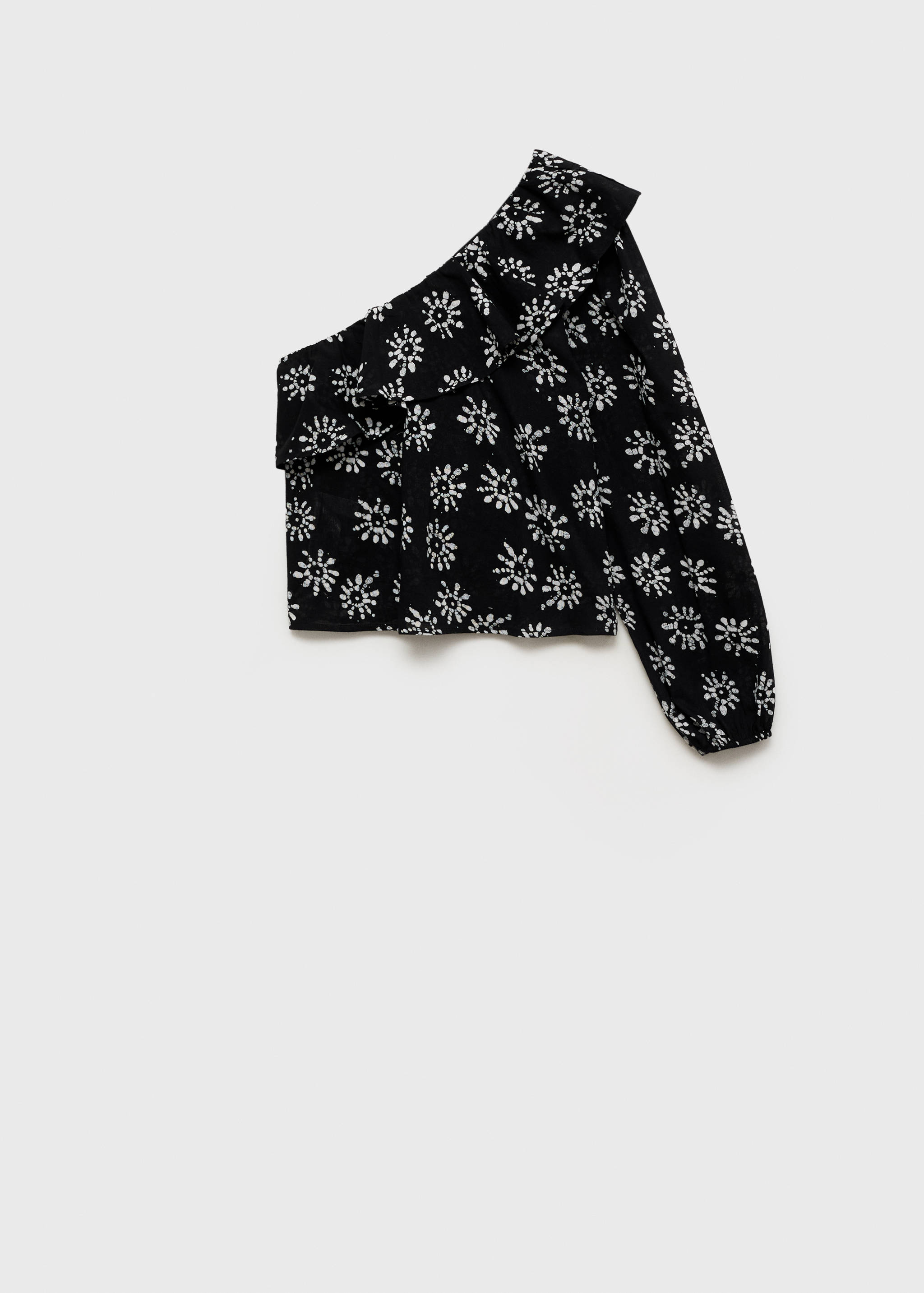 Blusa asimétrica estampada - Artículo sin modelo