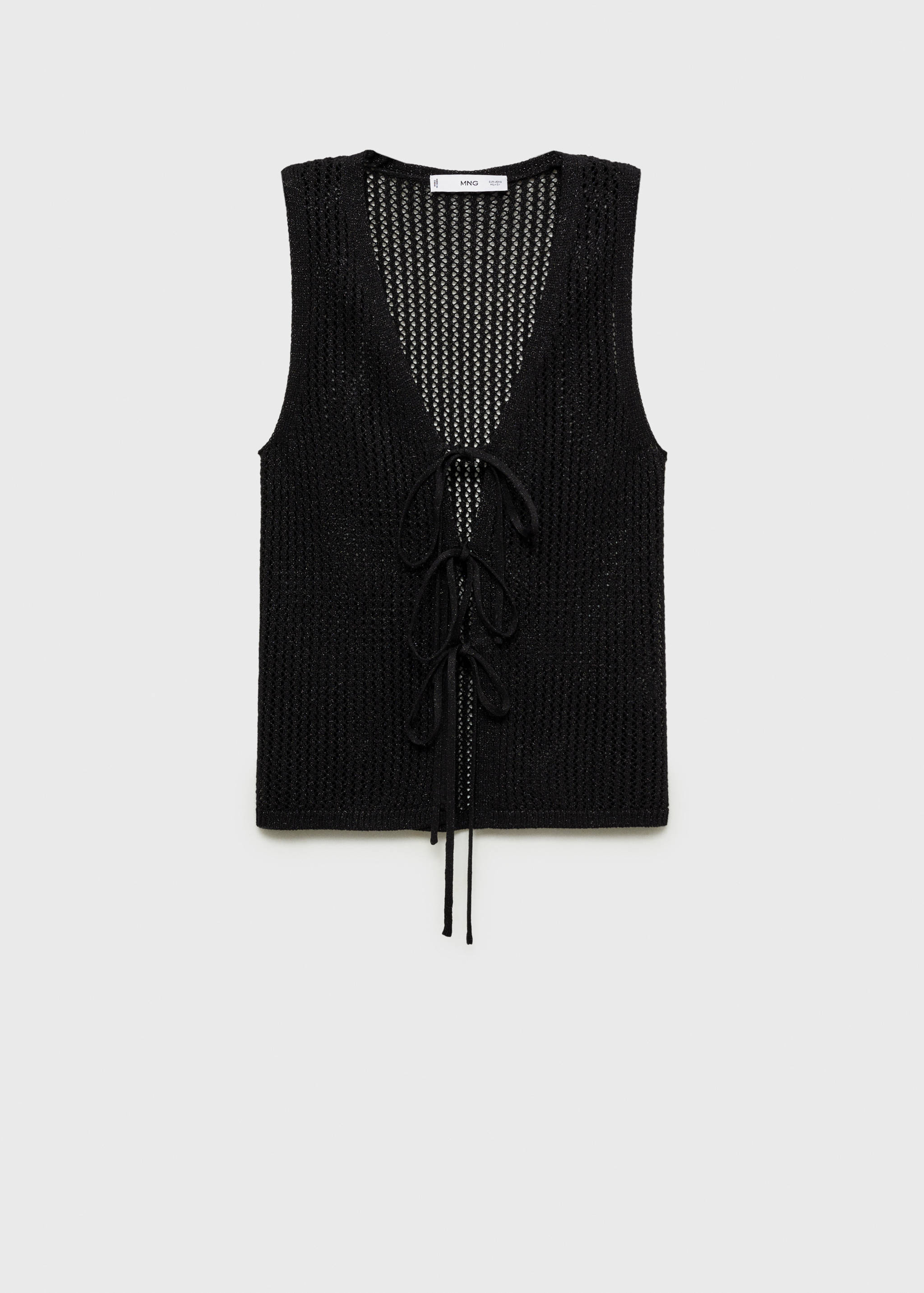 Gilet maille ajourée - Article sans modèle