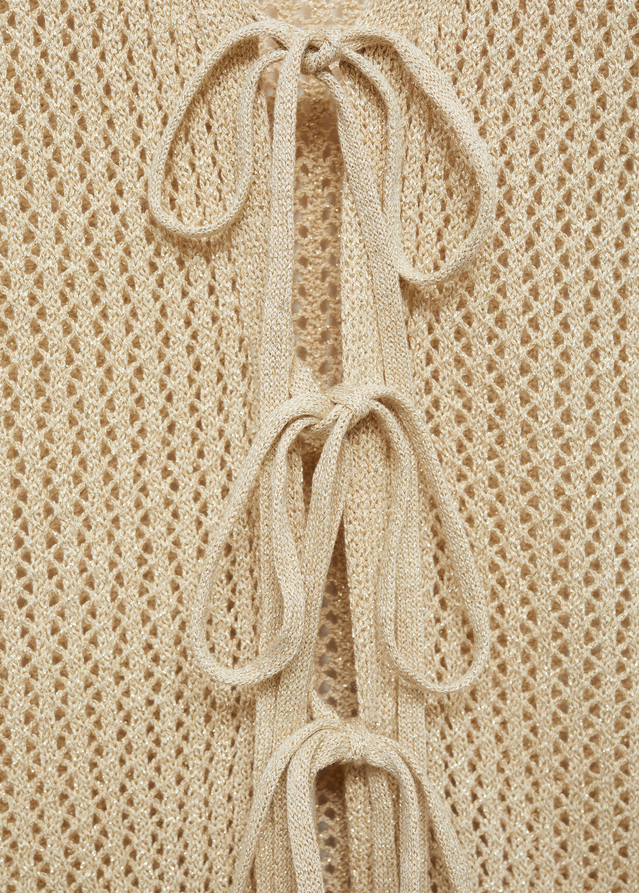 Gilet maille ajourée - Détail de l'article 0