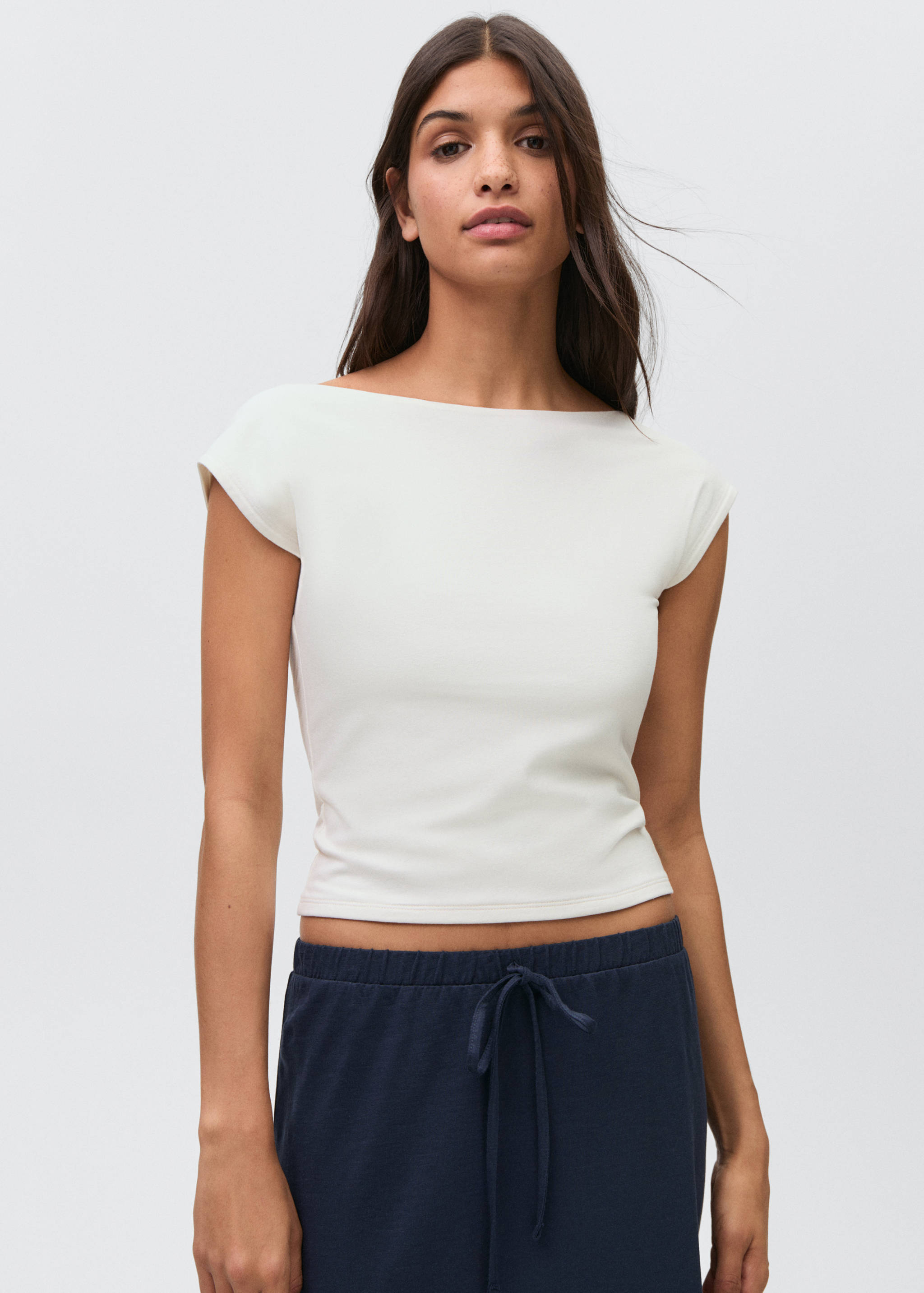 Jupe longue maille - Plan moyen