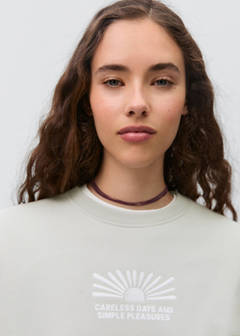 Printed cotton sweatshirt — Grey 4