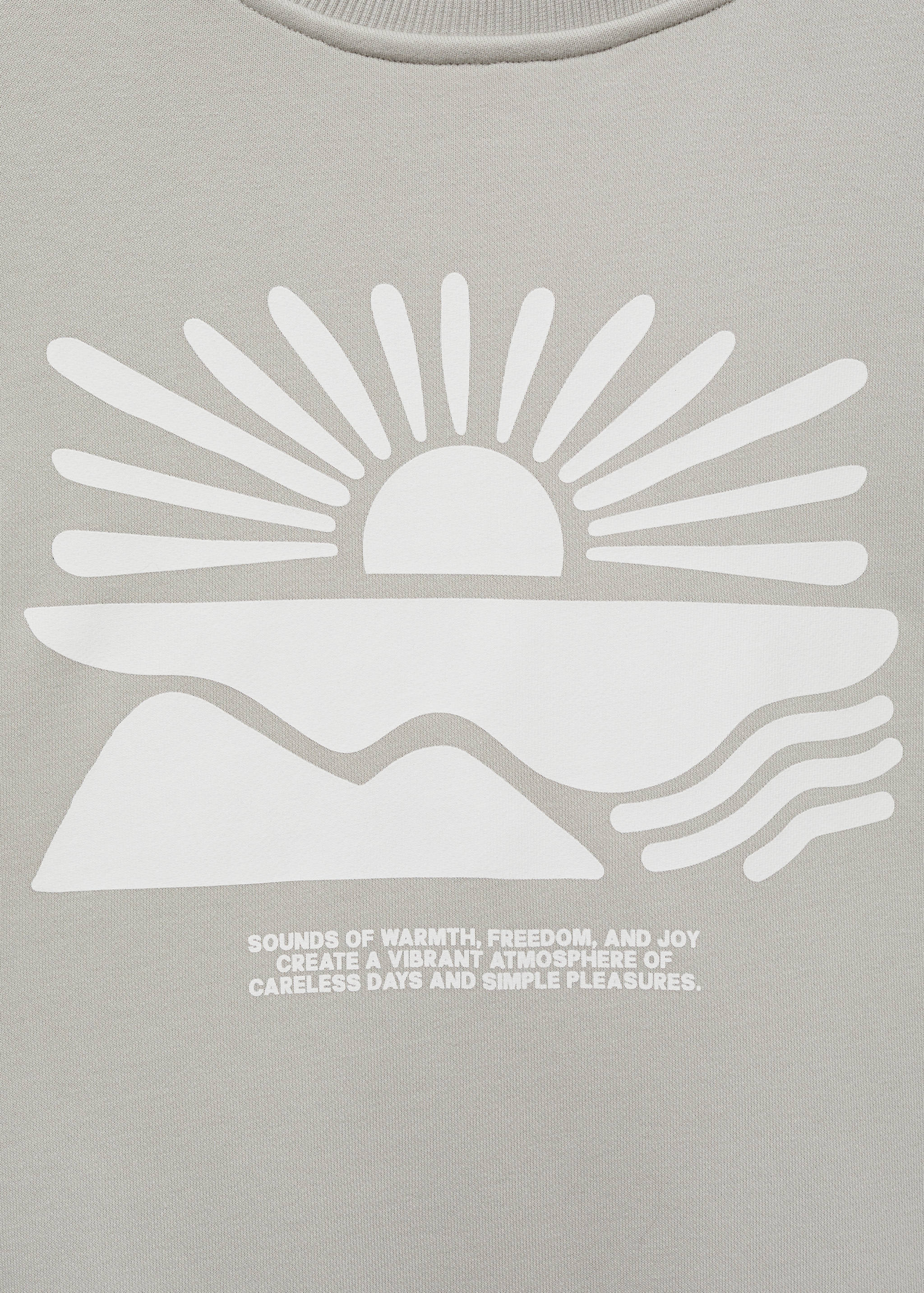 Sudadera algodón estampada - Detalle del artículo 0