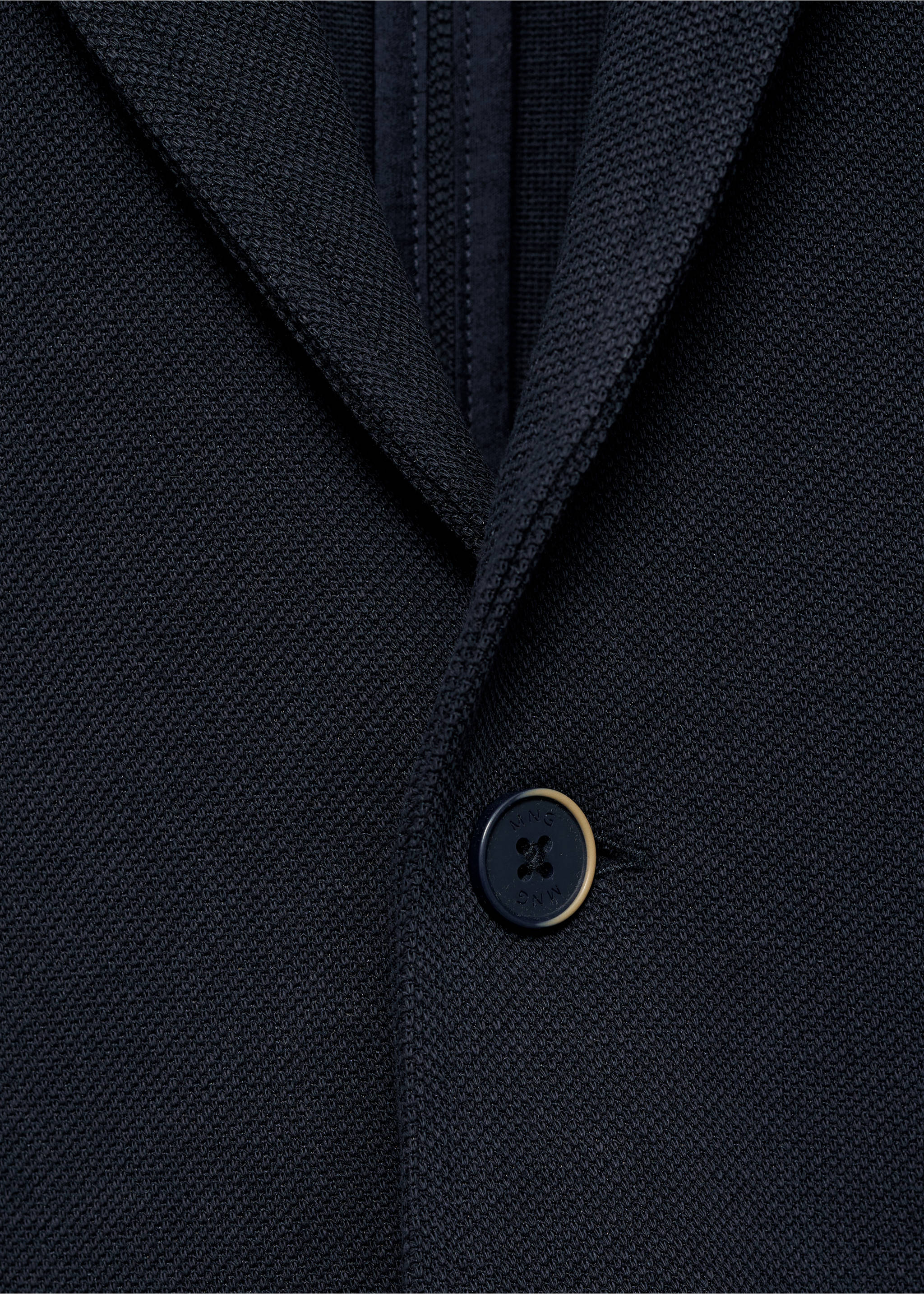 Veste en maille à poches - Détail de l'article 8, Bleu marine foncé. Ref: 87065732-00.