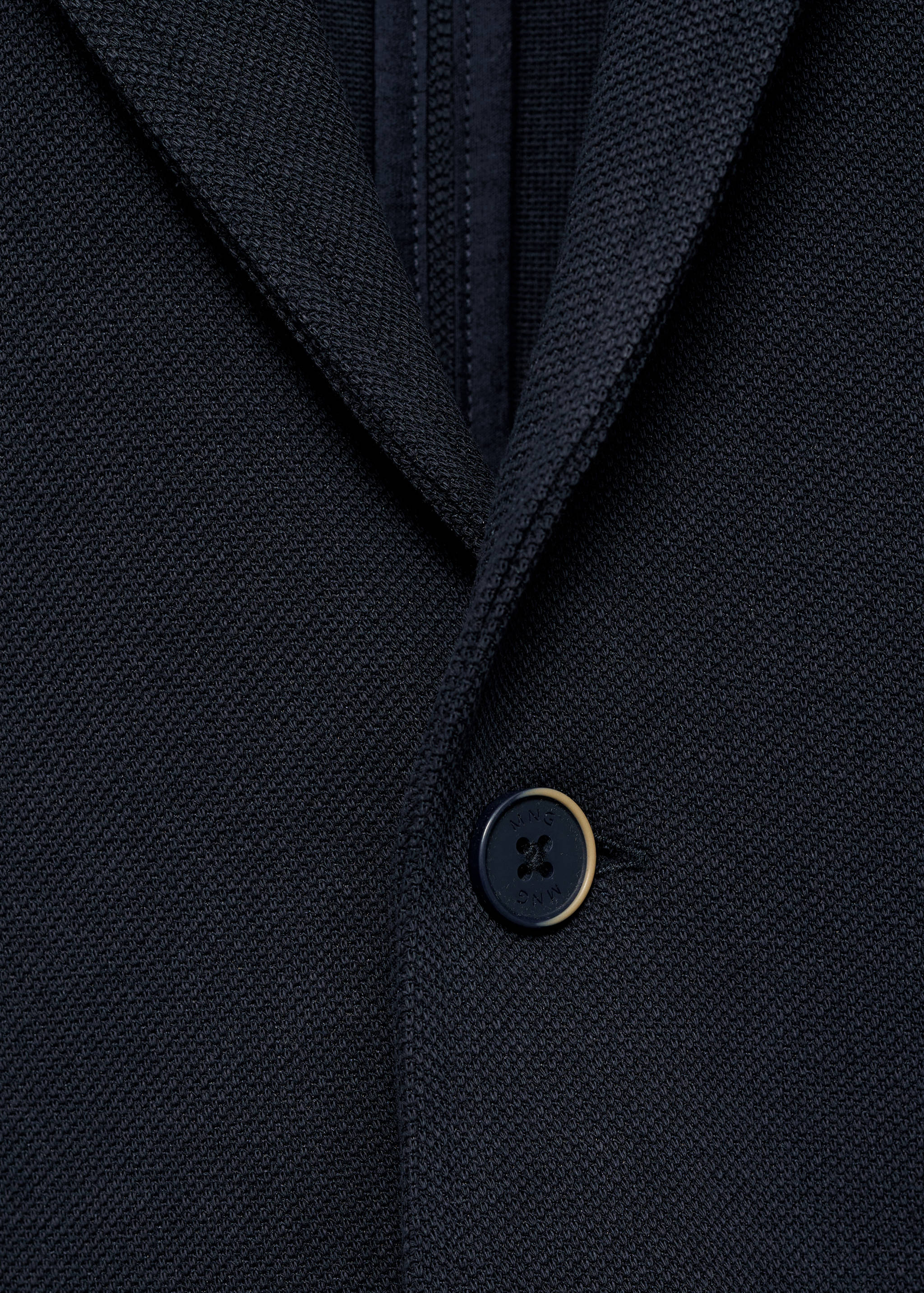 Трикотажный пиджак с карманами - Деталь изделия 8