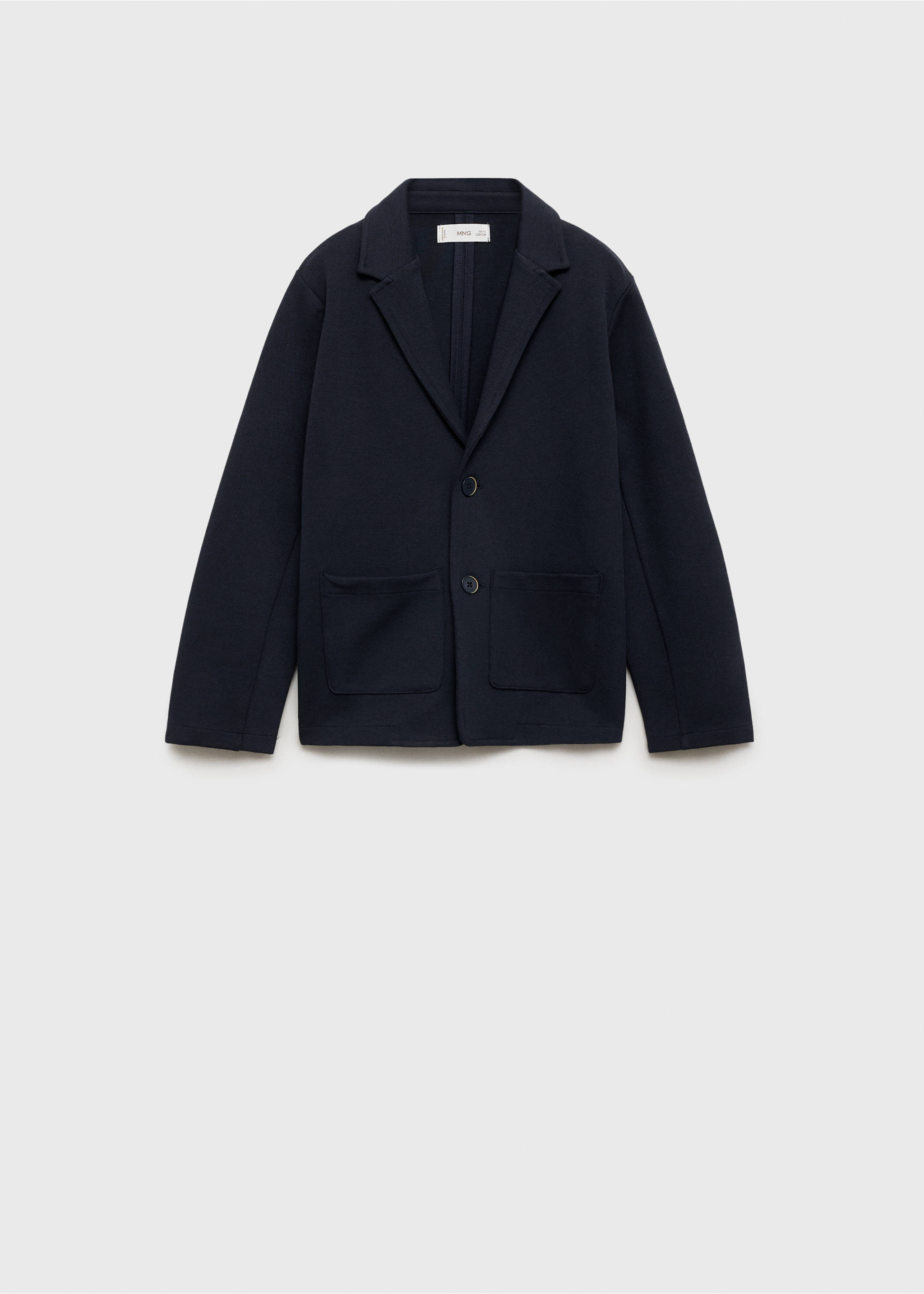 Veste en maille à poches - Article sans modèle, Bleu marine foncé. Ref: 87065732-00.