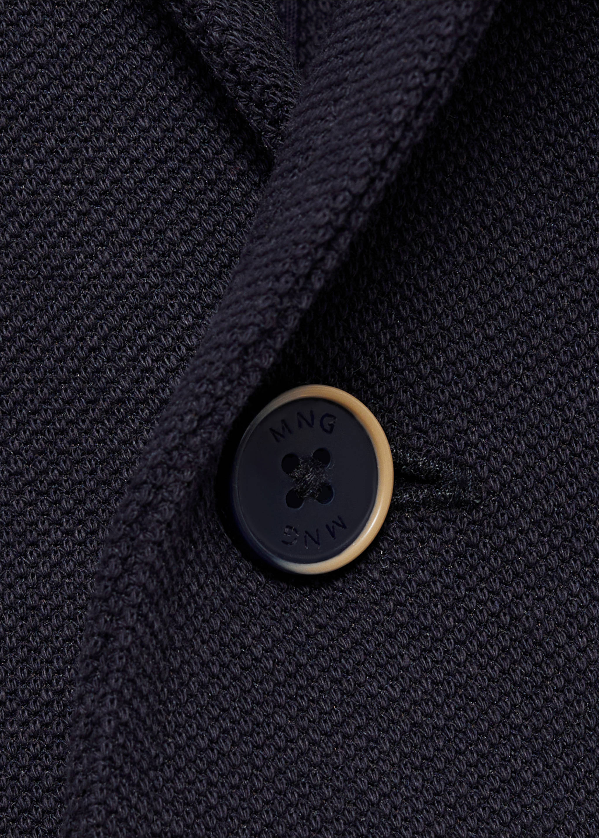 Veste costume boutons - Détail de l'article 8, Bleu marine foncé. Ref: 87065733-00.