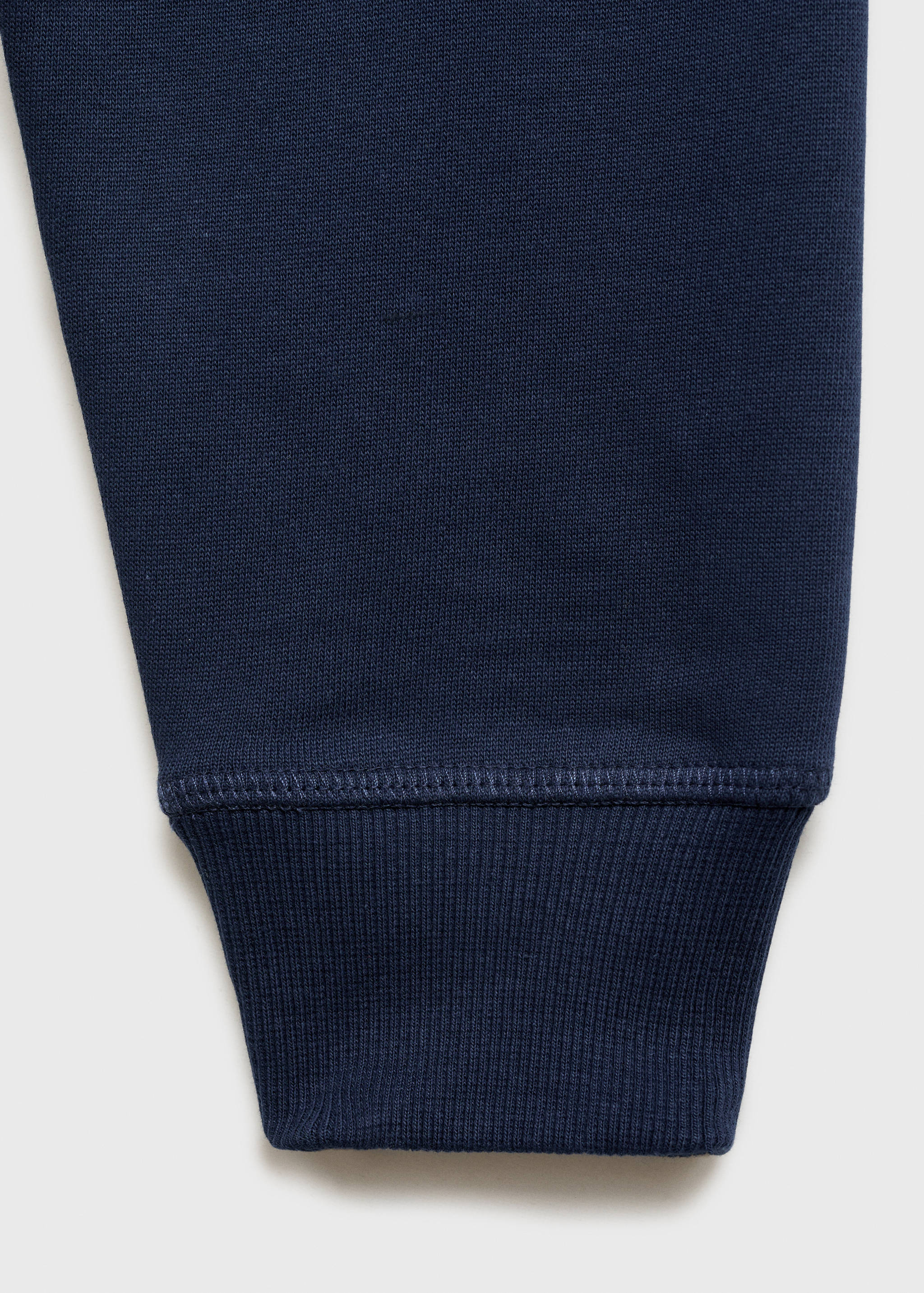 Desenli pamuklu mesajlı sweatshirt - Ürün detayı 0