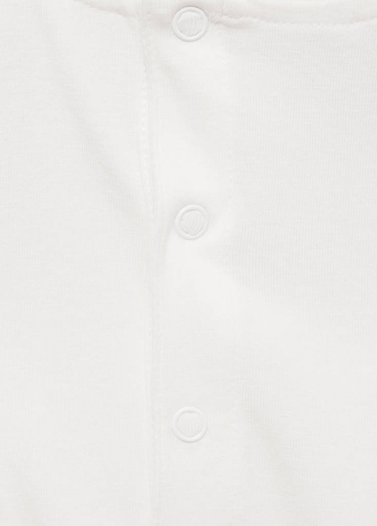 Ruffled cotton body — Off White