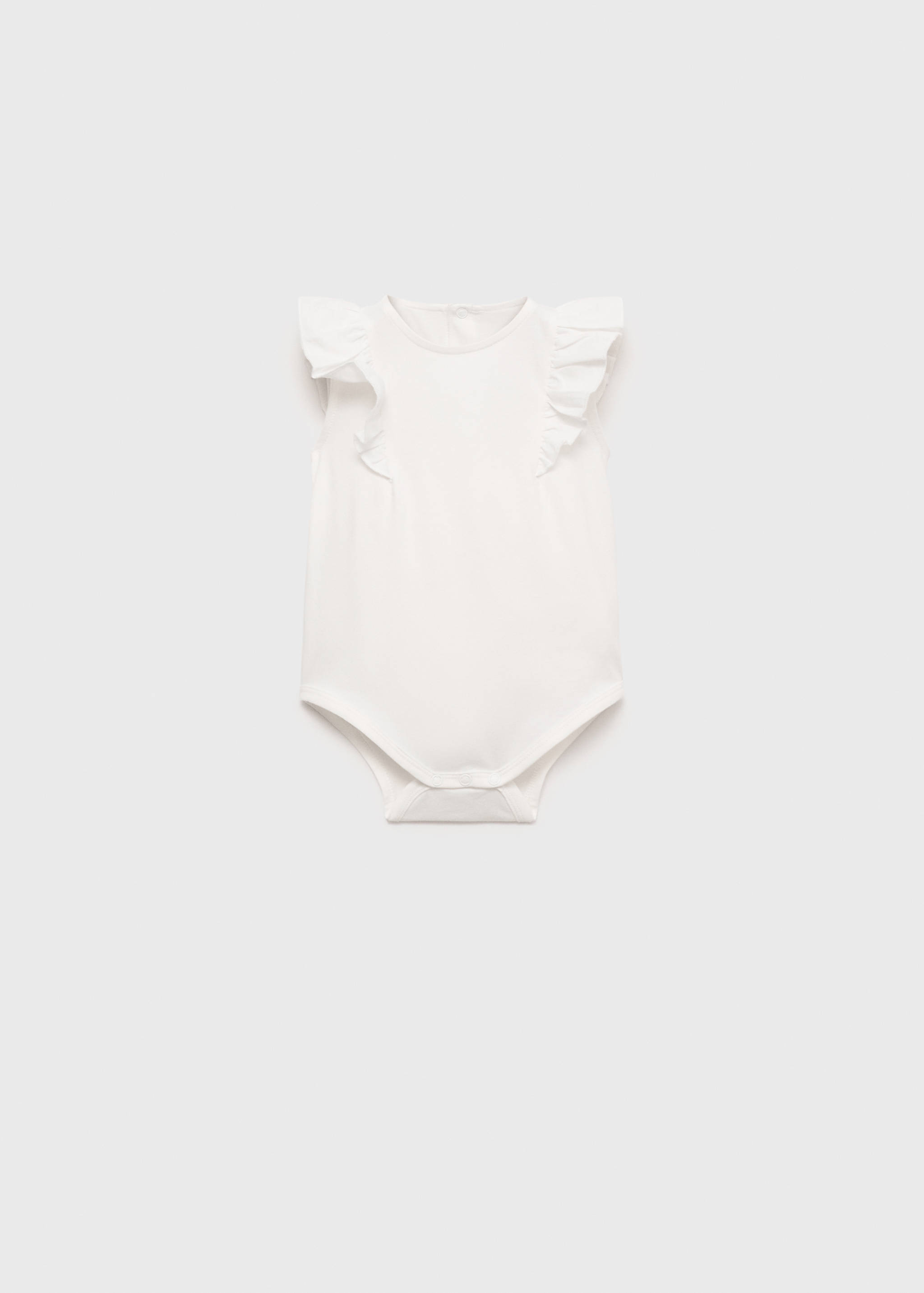 Ruffled cotton body - Article without model