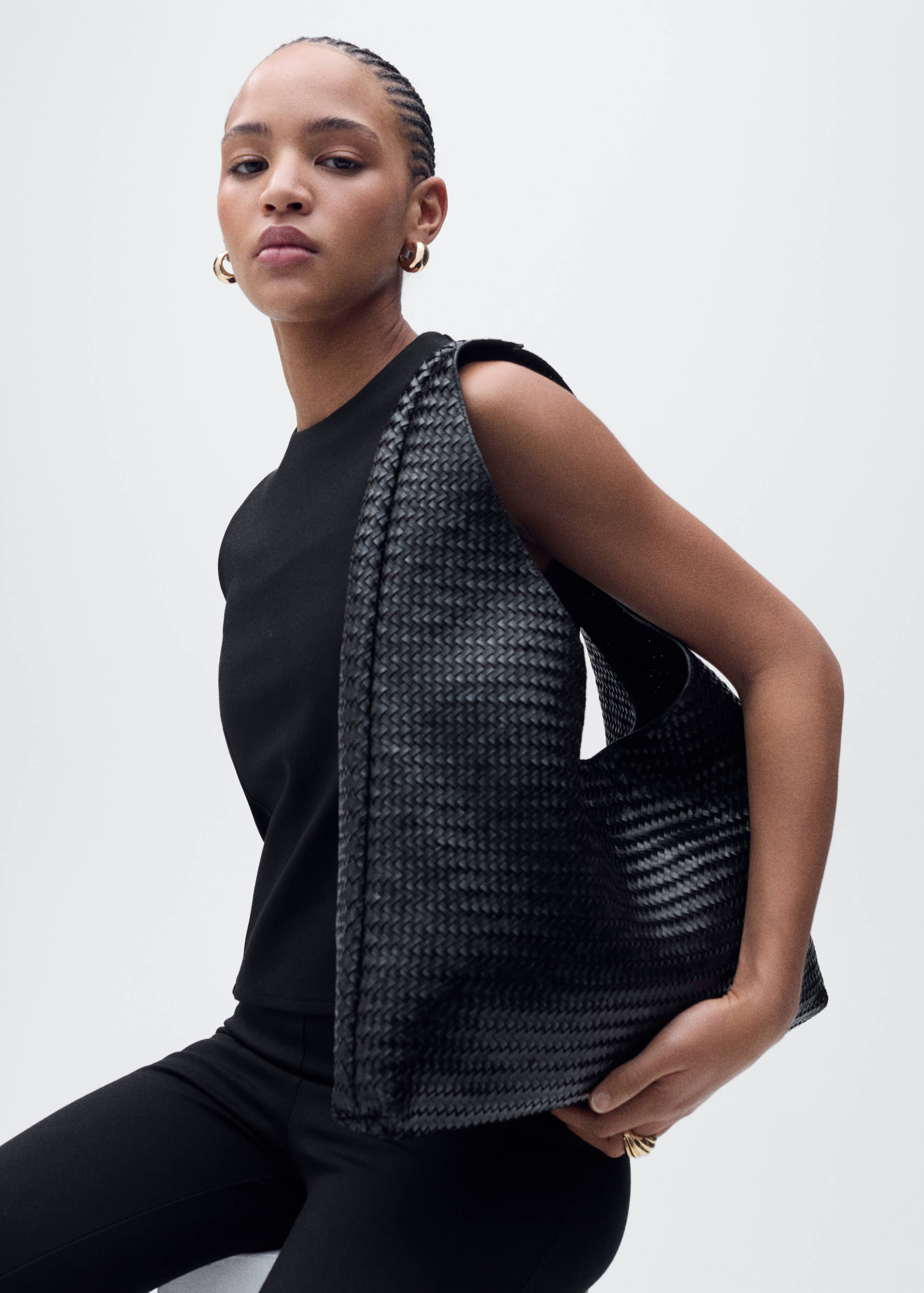 Pantalon skinny-fit ouvertures à l’ourlet - Détail de l'article 1