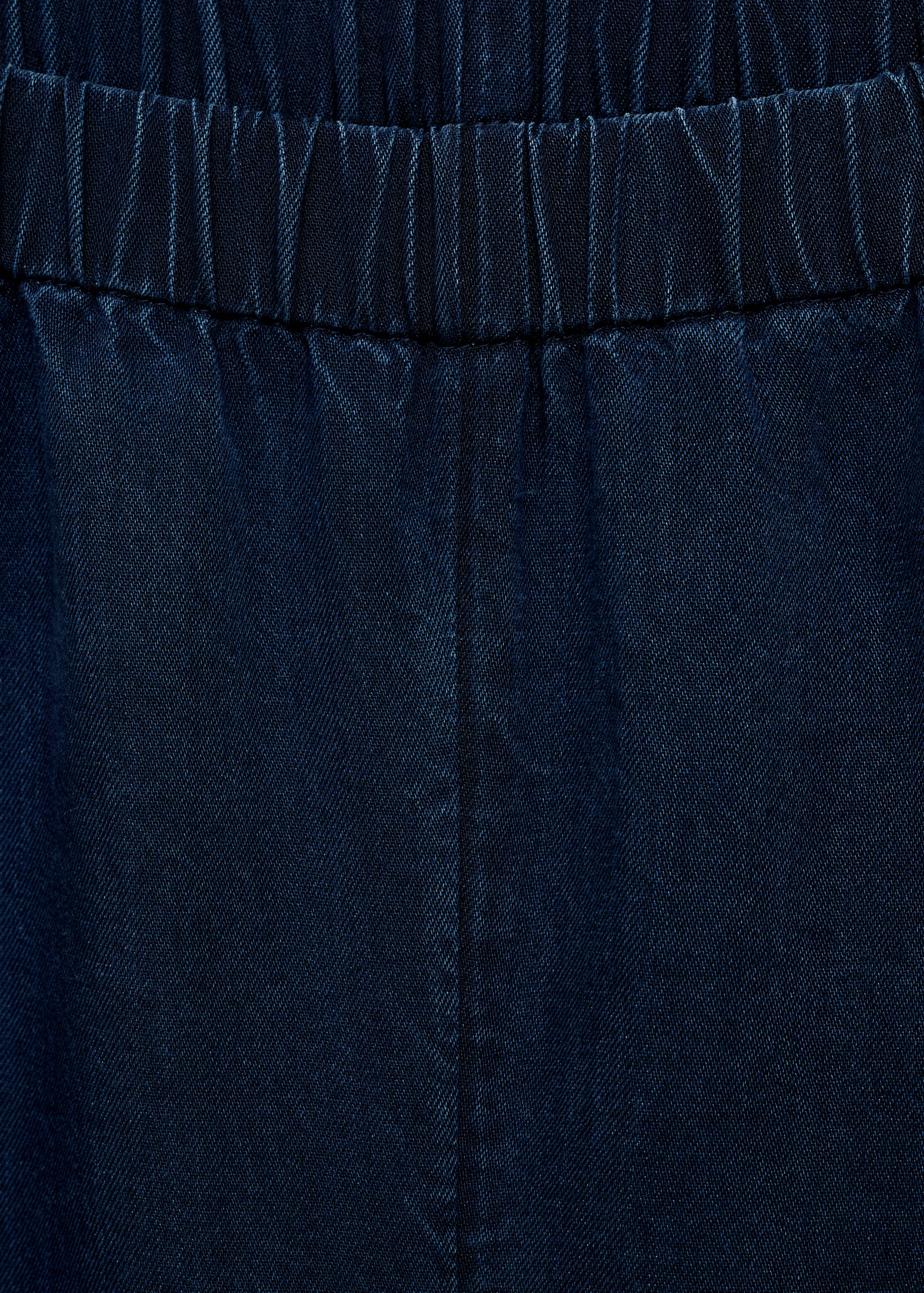 Lyocell maternity lyocell palazzo trousers - Details of the article 8