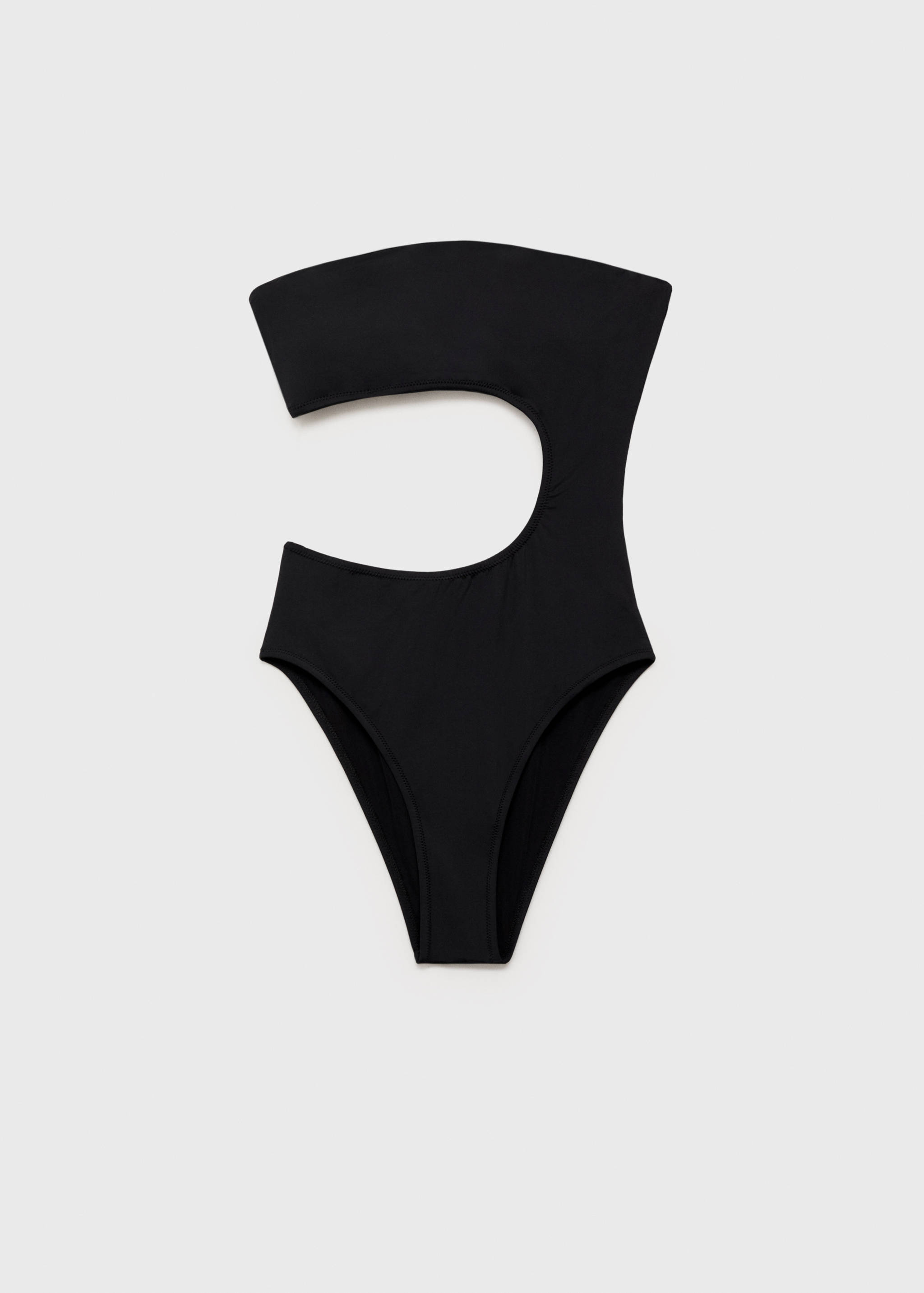 Swimsuit with asymmetrical opening - Article without model