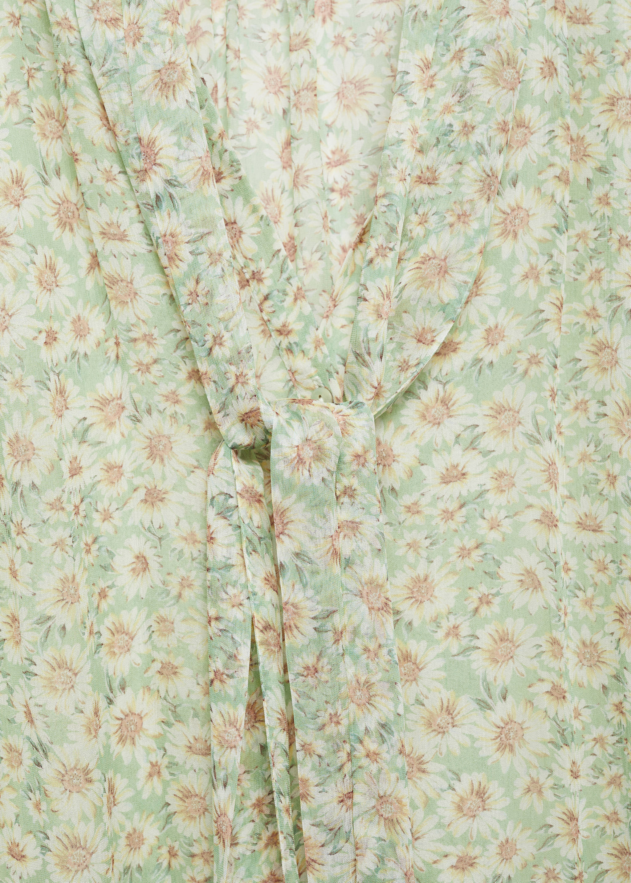 Floral tie blouse - Details of the article 8