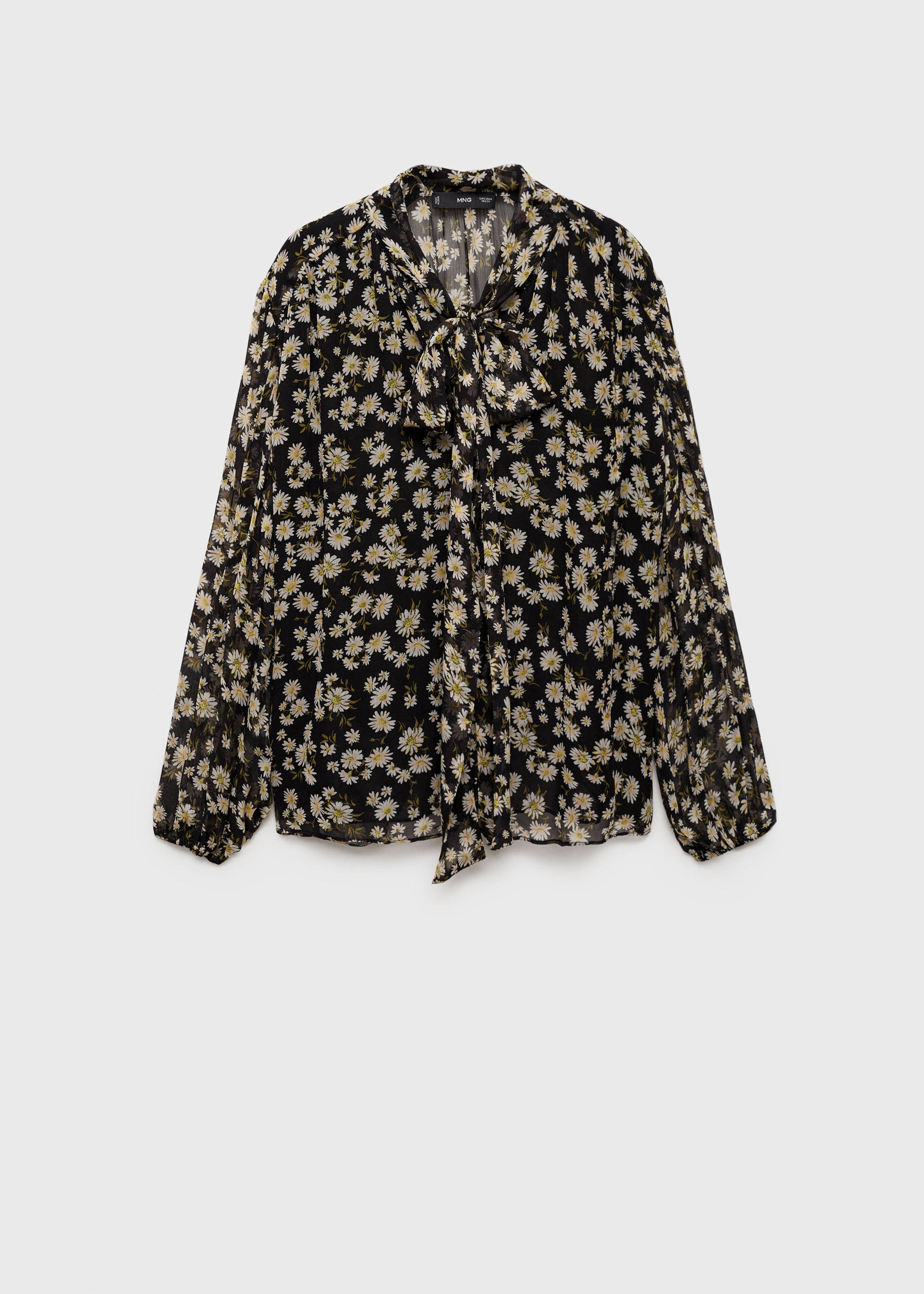 Floral tie blouse - Article without model