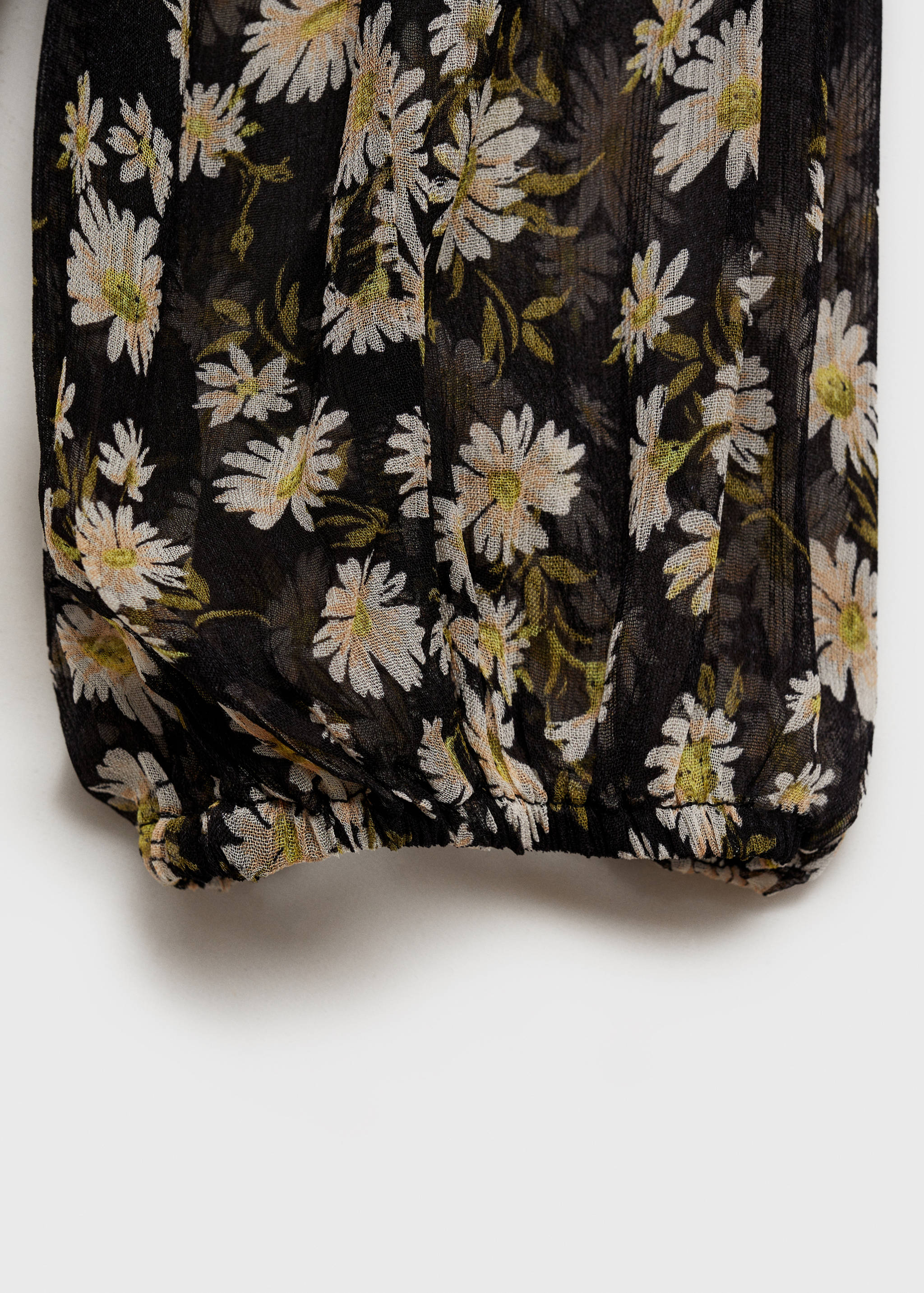 Floral tie blouse - Details of the article 0