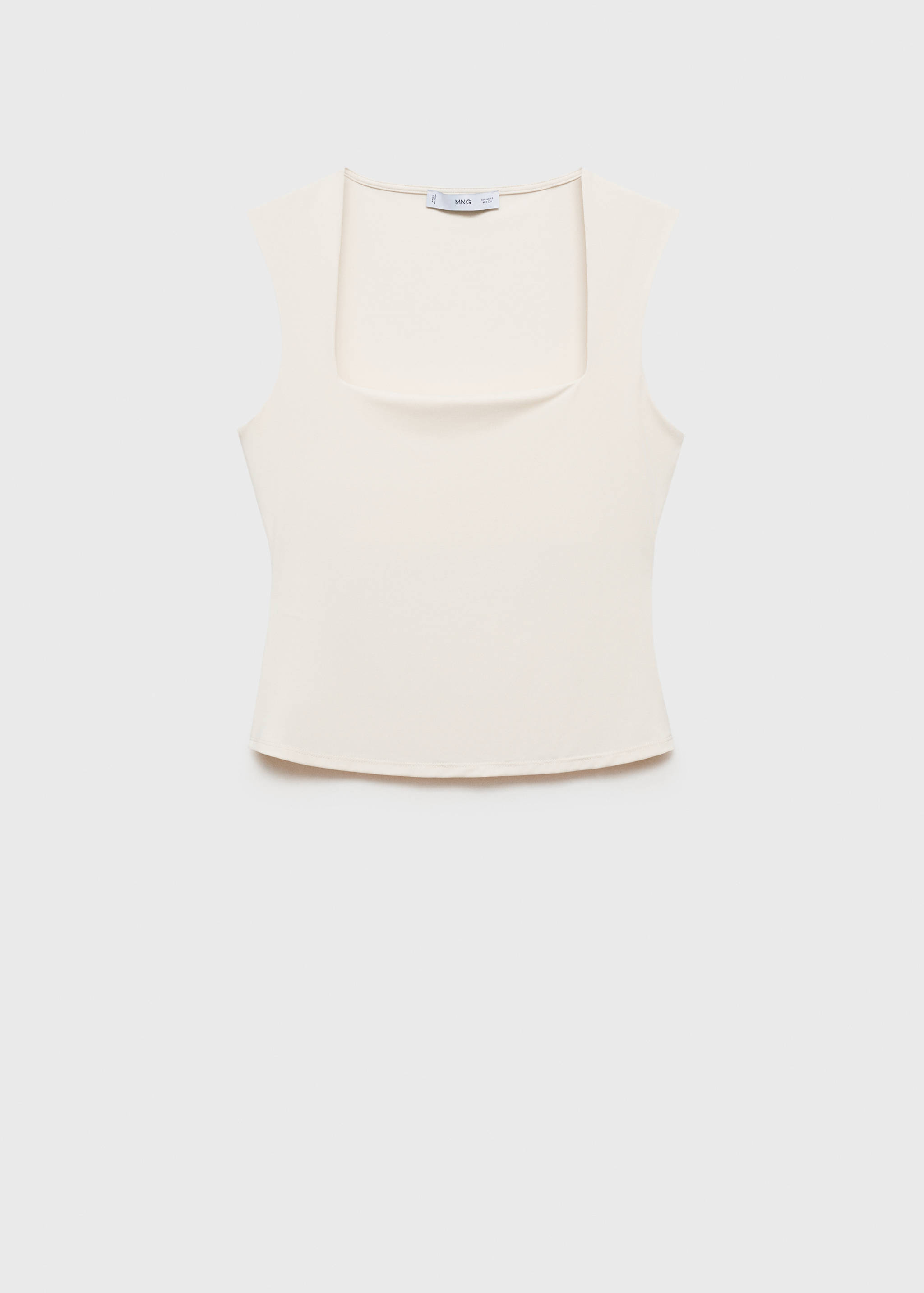 Square-neck strappy top - Article without model