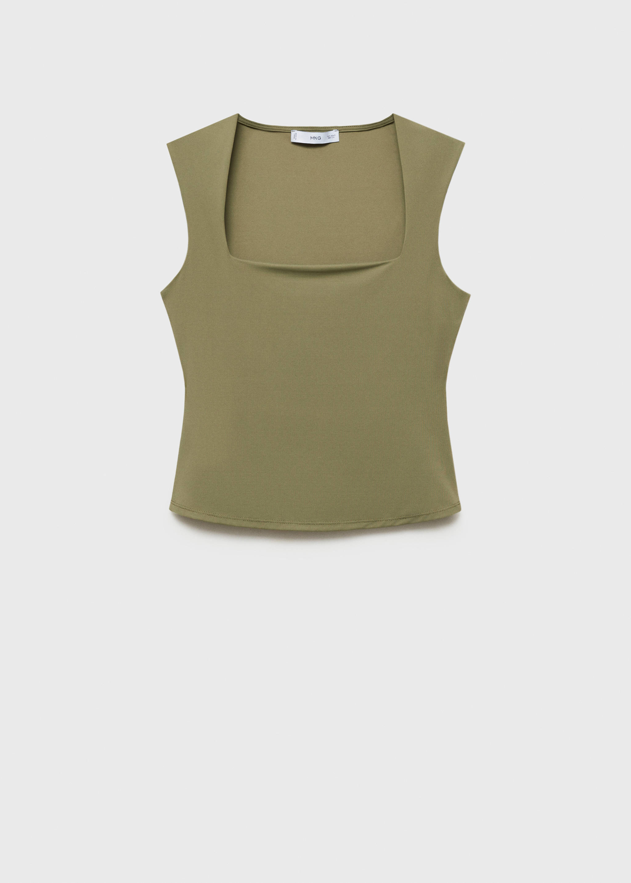 Square-neck strappy top - Article without model