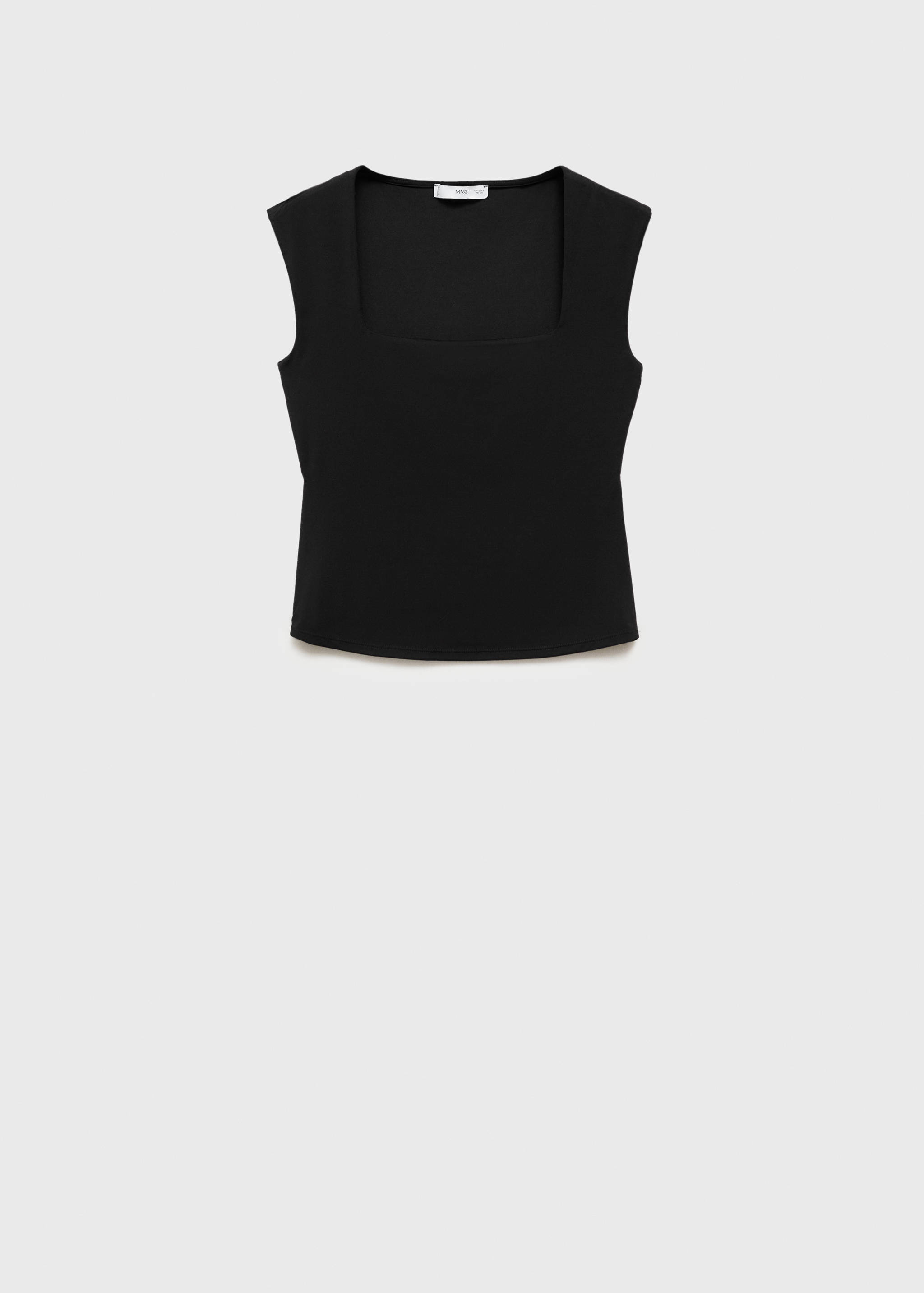 Square-neck strappy top - Article without model