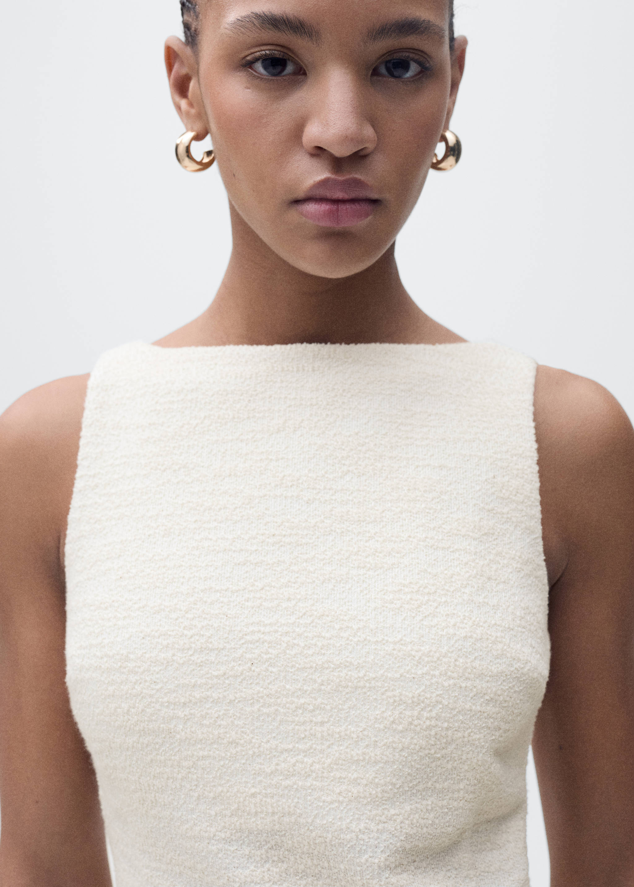 Short tweed dress - Details of the article 1