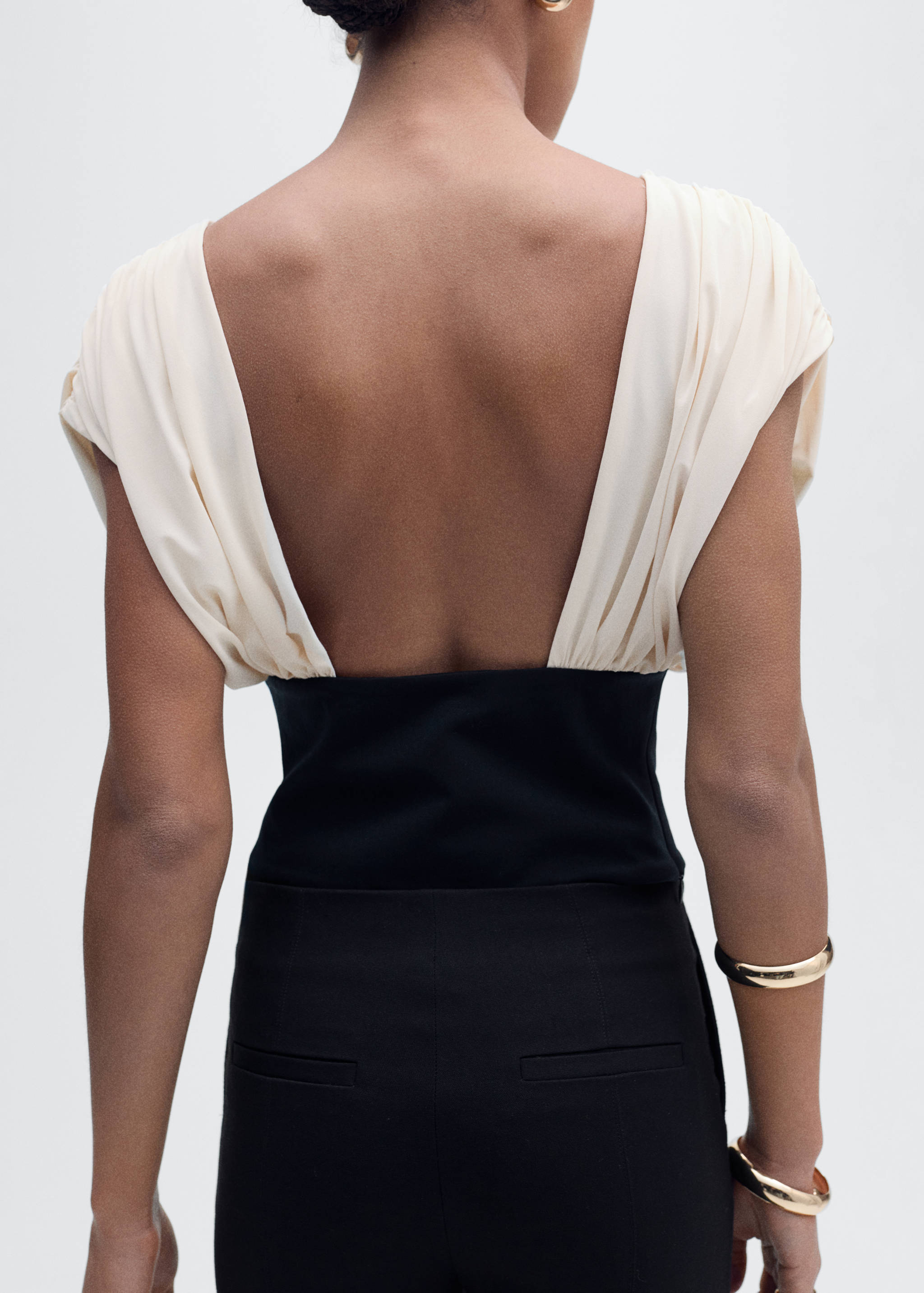 Combined draped top - Details of the article 6