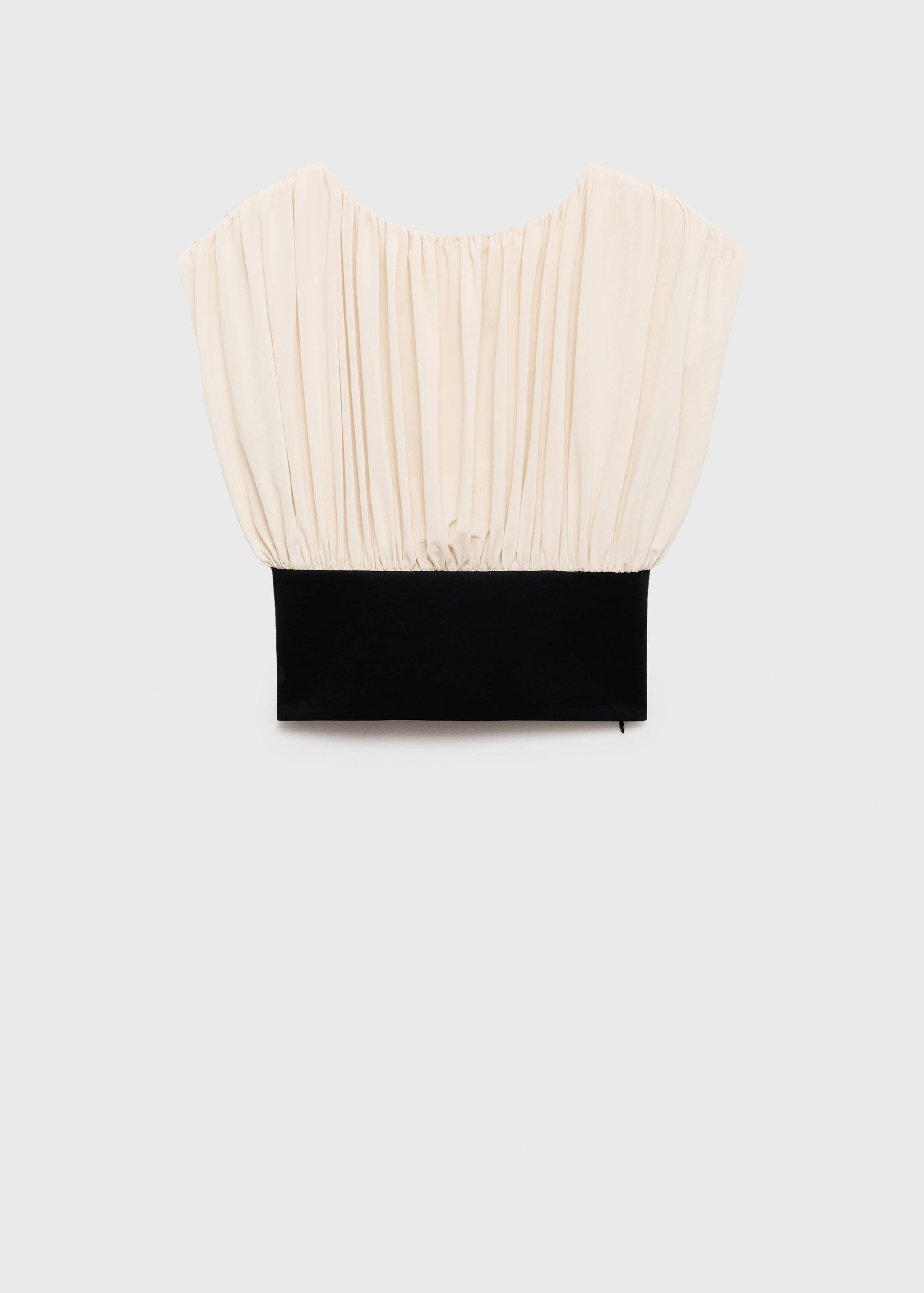 Top drapeado combinado - Artículo sin modelo
