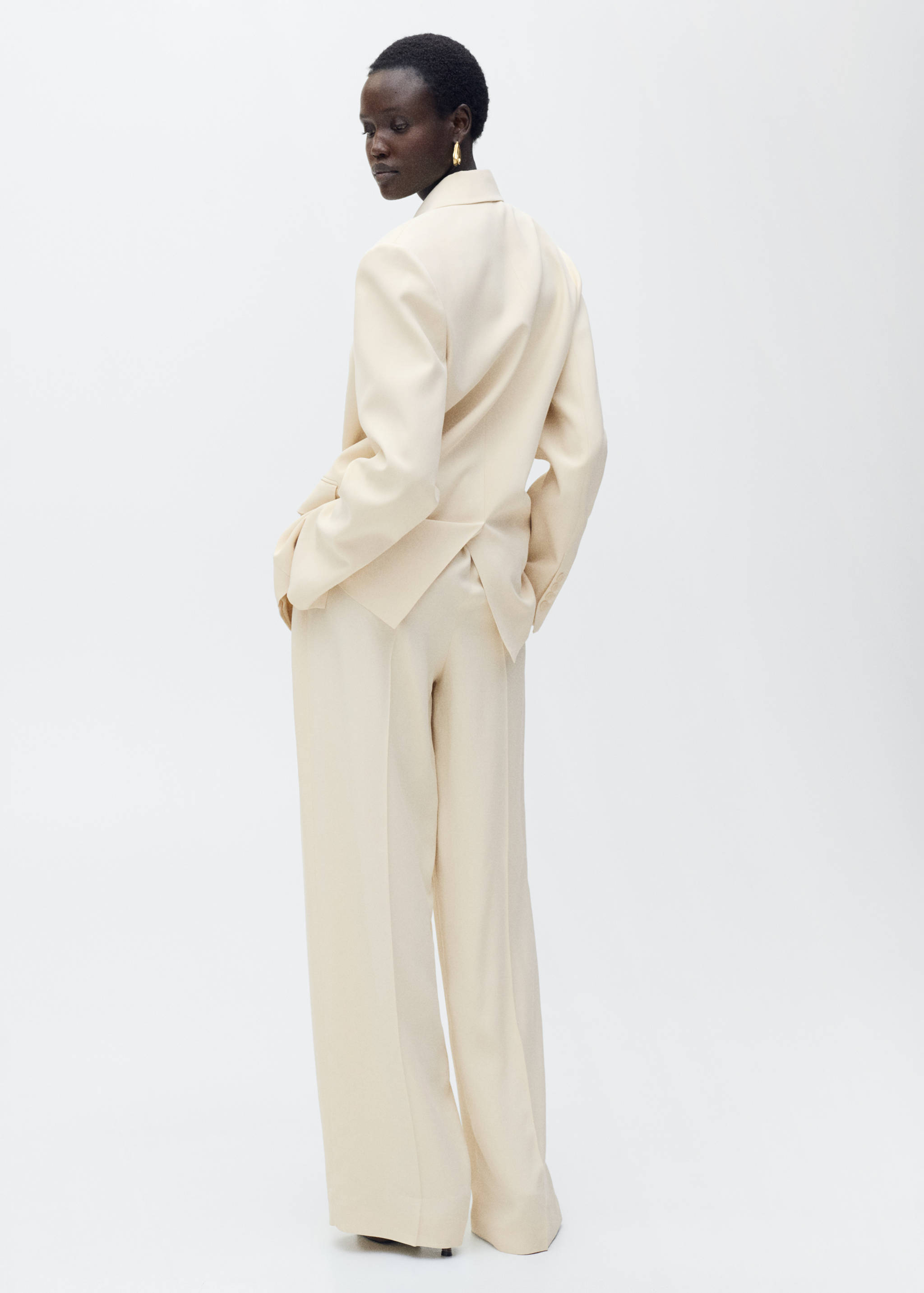 Double-breasted suit blazer - Reverse of the article