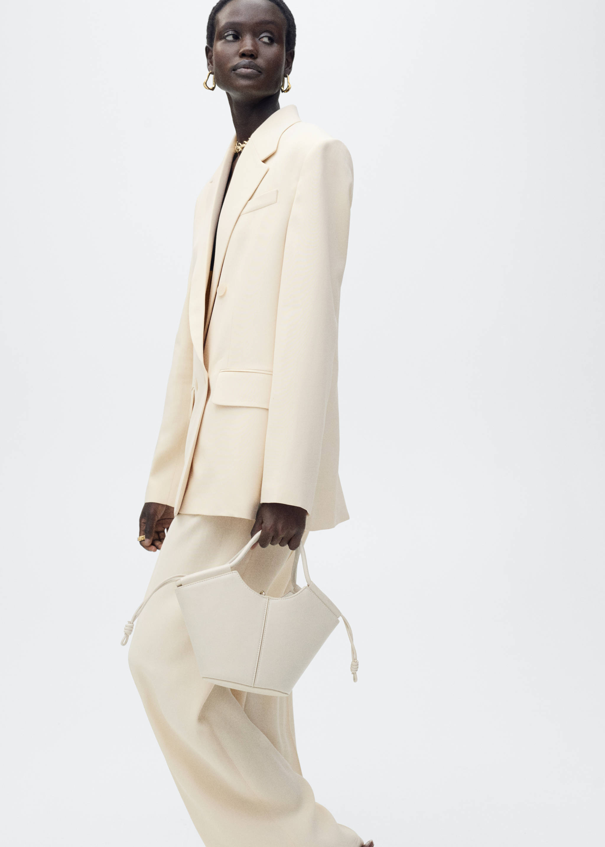 Double-breasted suit blazer - Details of the article 1