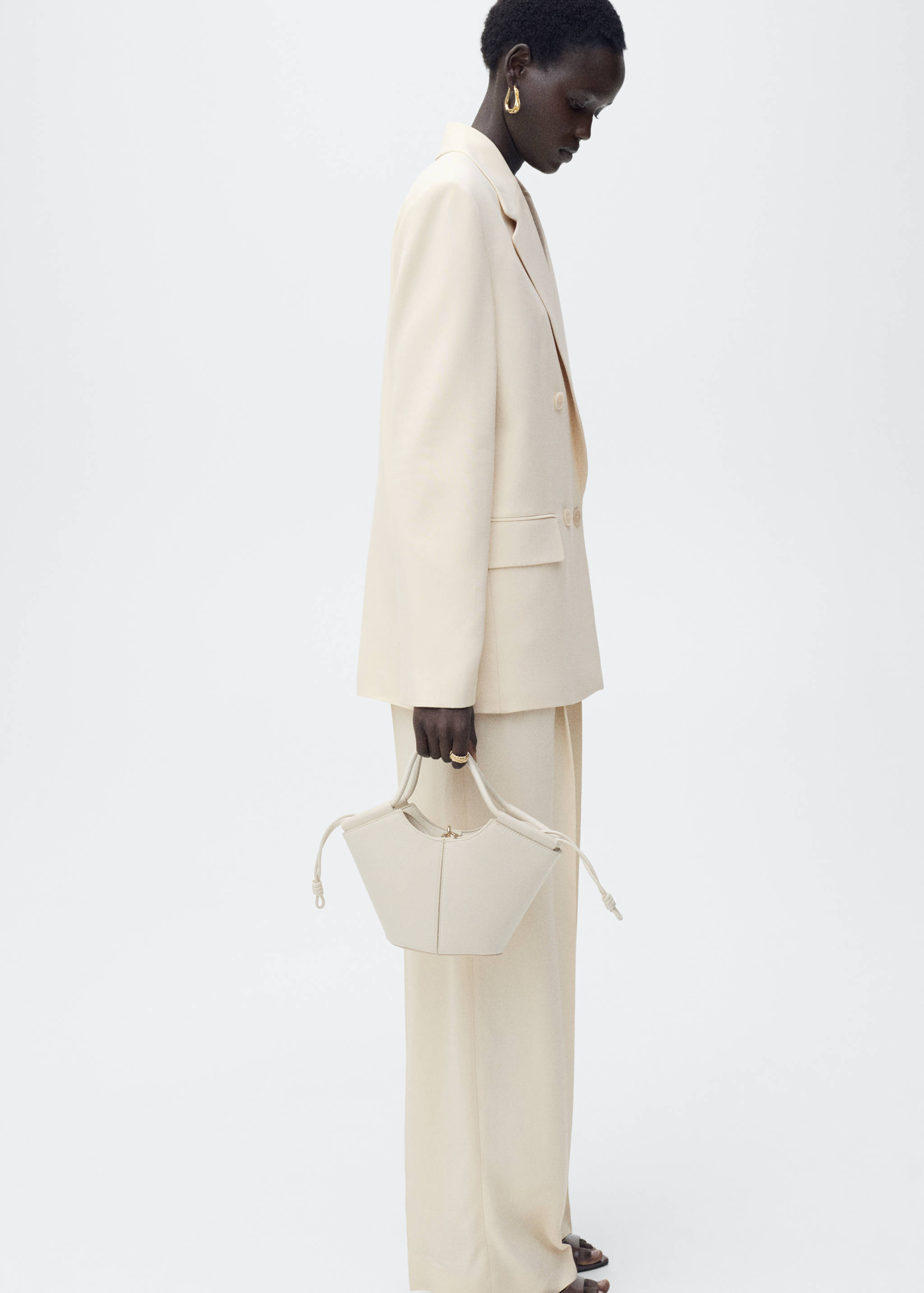 Double-breasted suit blazer - Details of the article 2