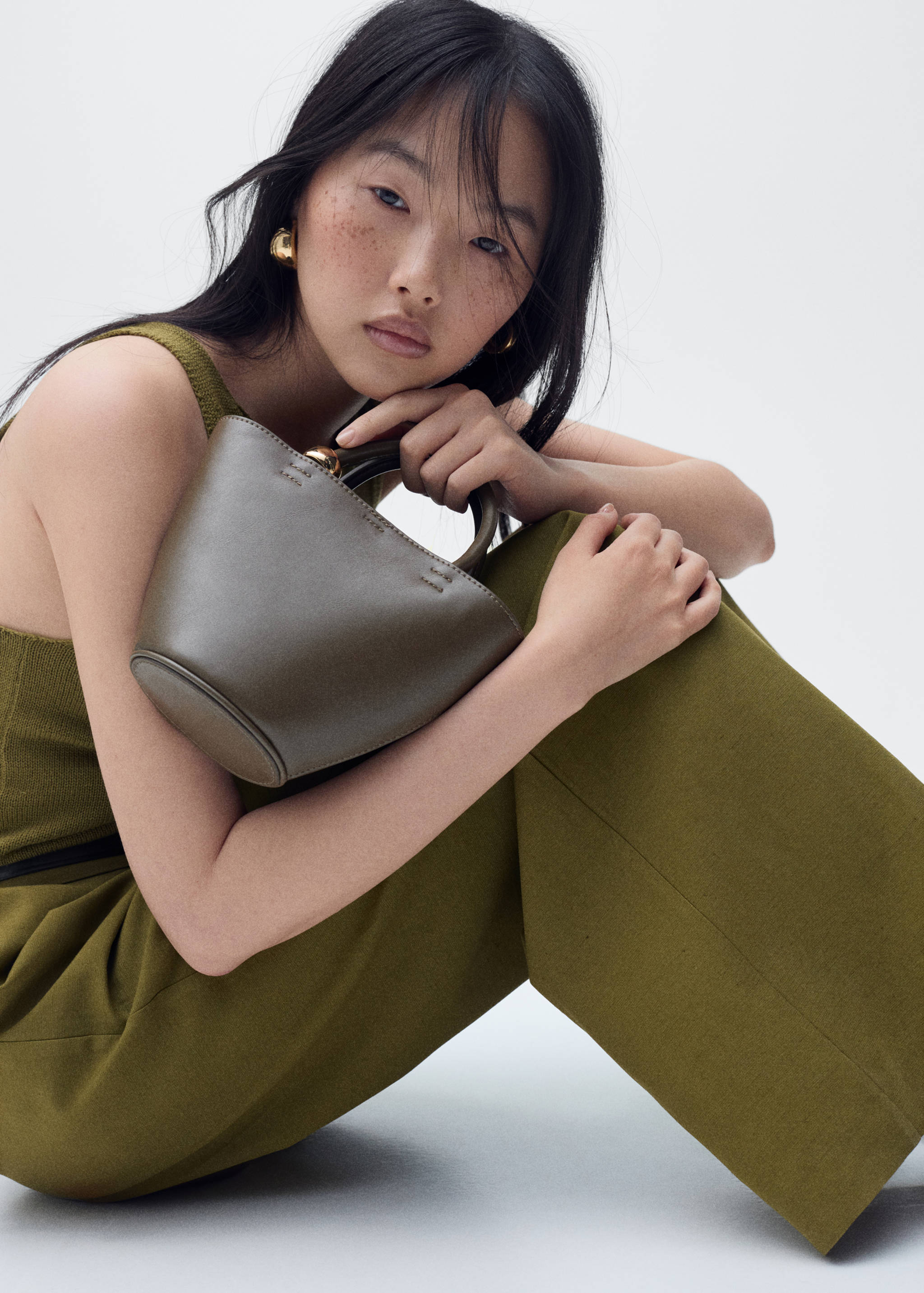 Combinaison à ceinture tissu combiné - Détail de l'article 2