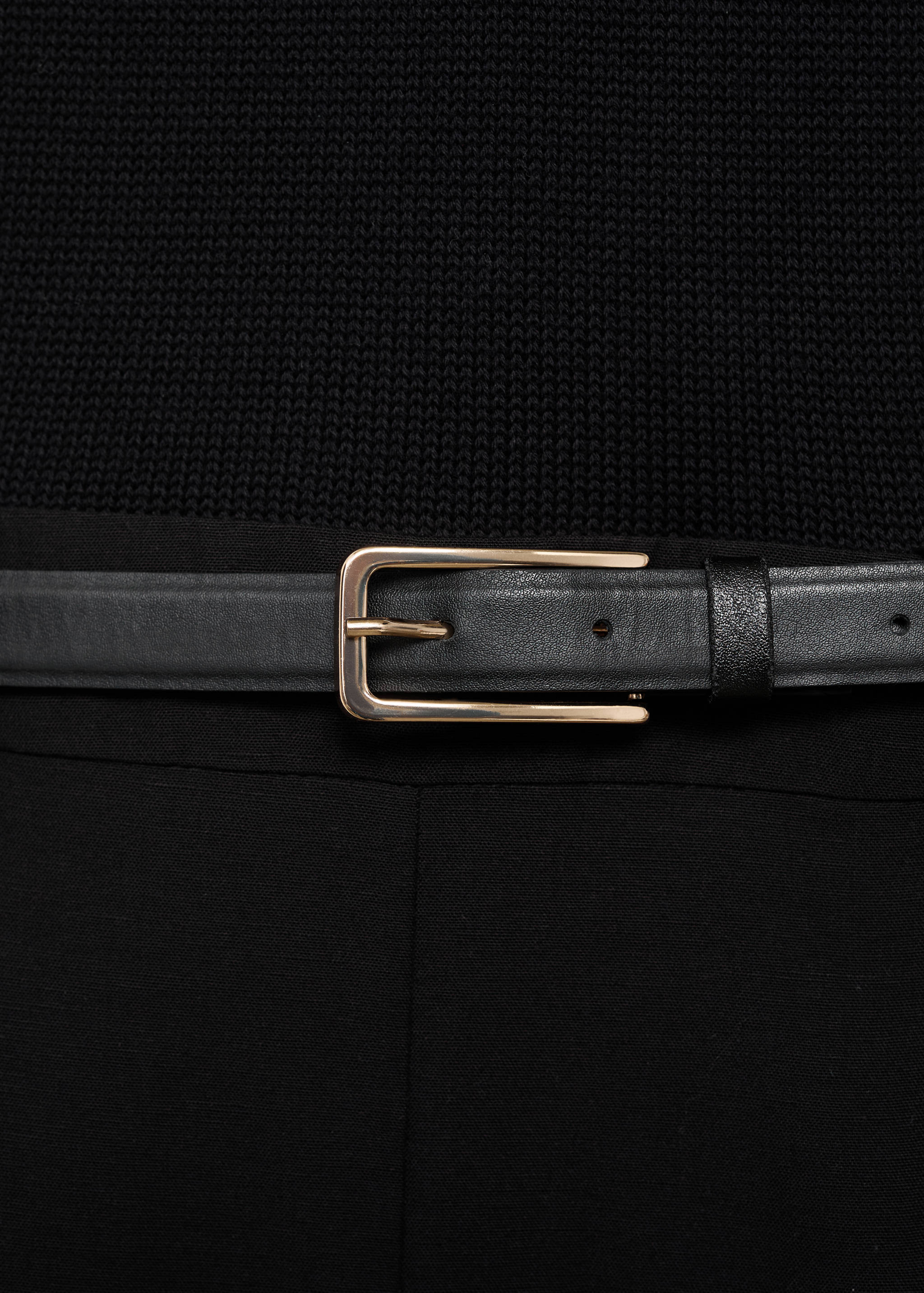 Combinaison à ceinture tissu combiné - Détail de l'article 8