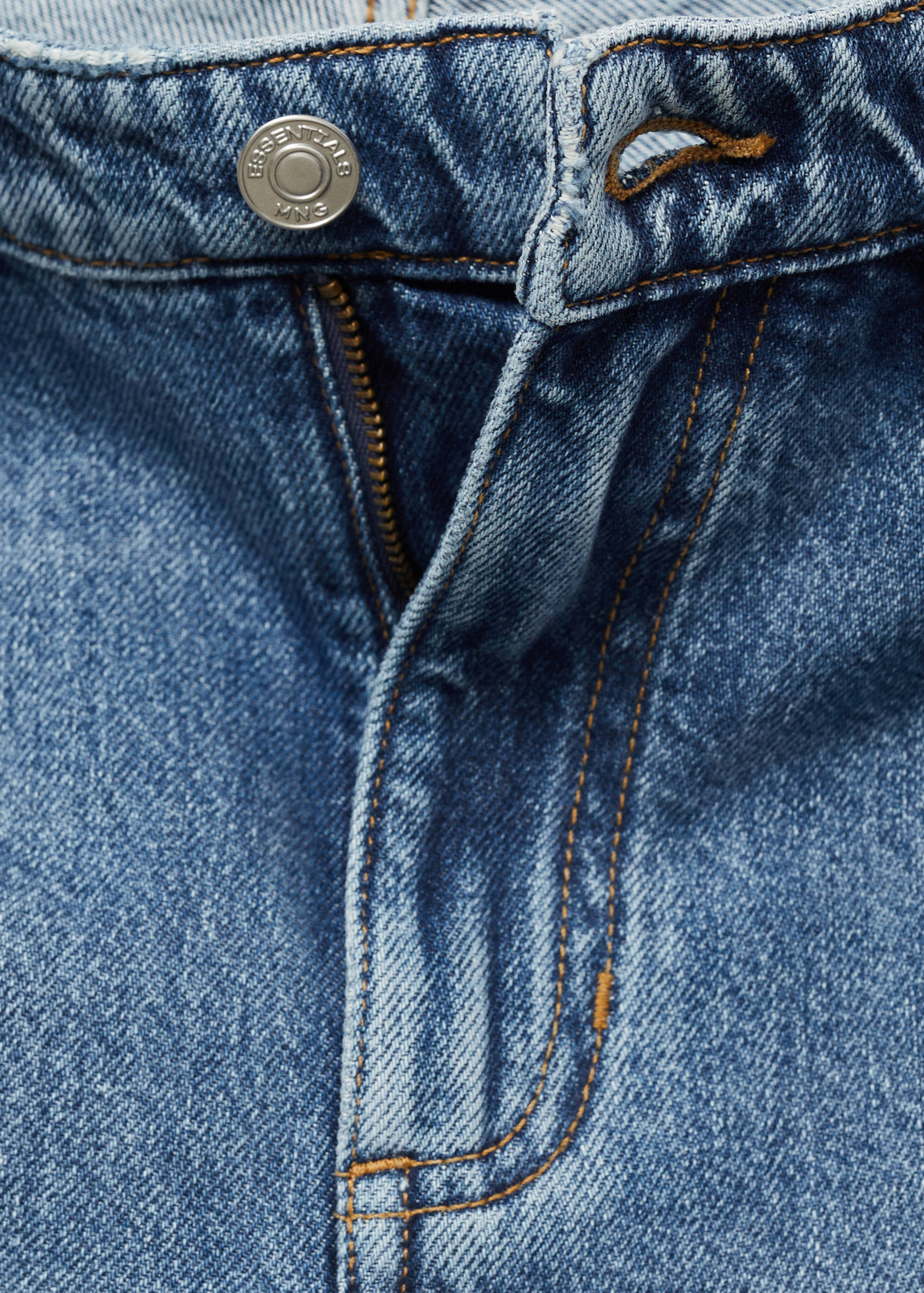 Cropped carrot-fit jeans - Details of the article 8