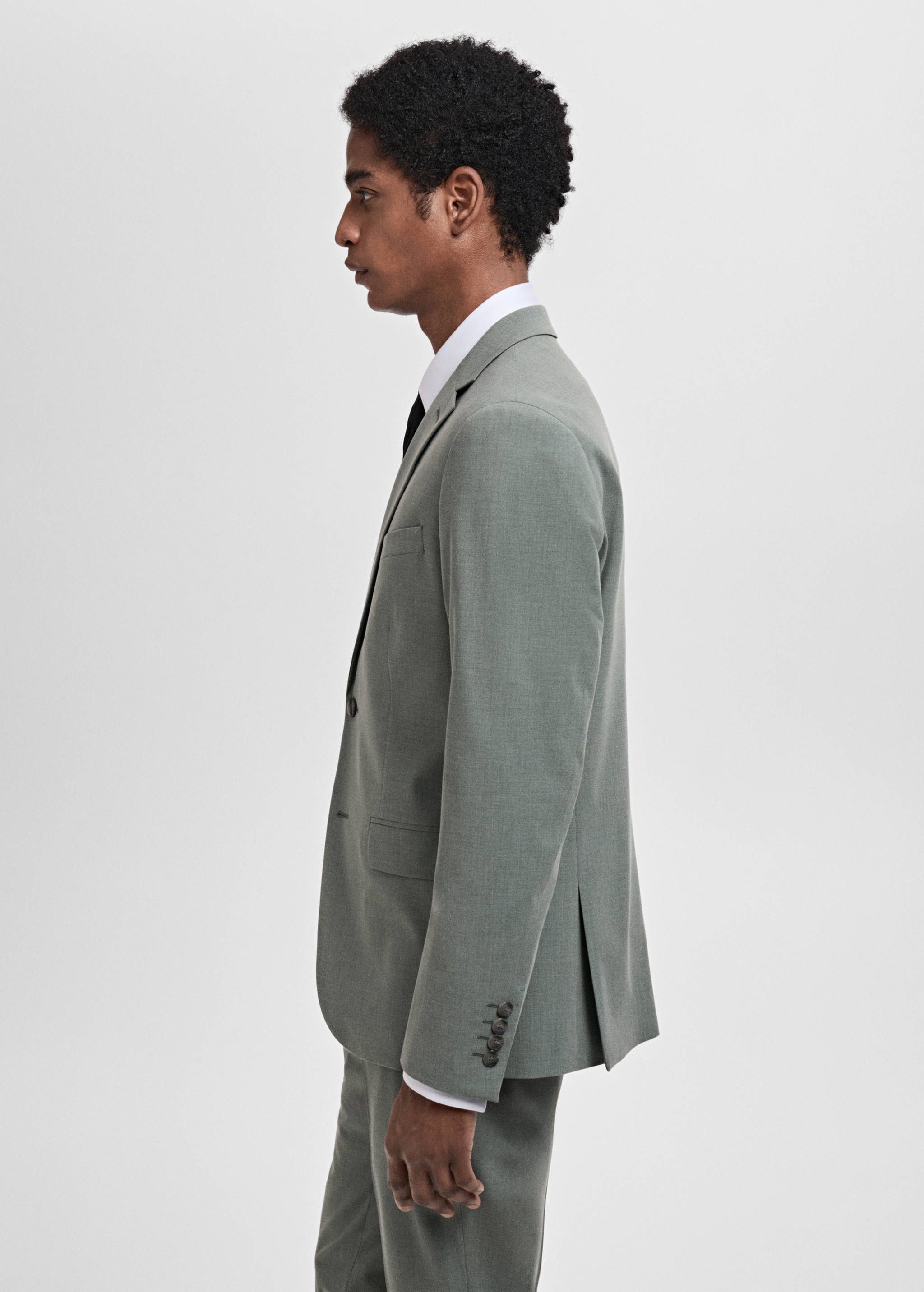 Super slim-fit suit jacket in stretch fabric - Details of the article 2