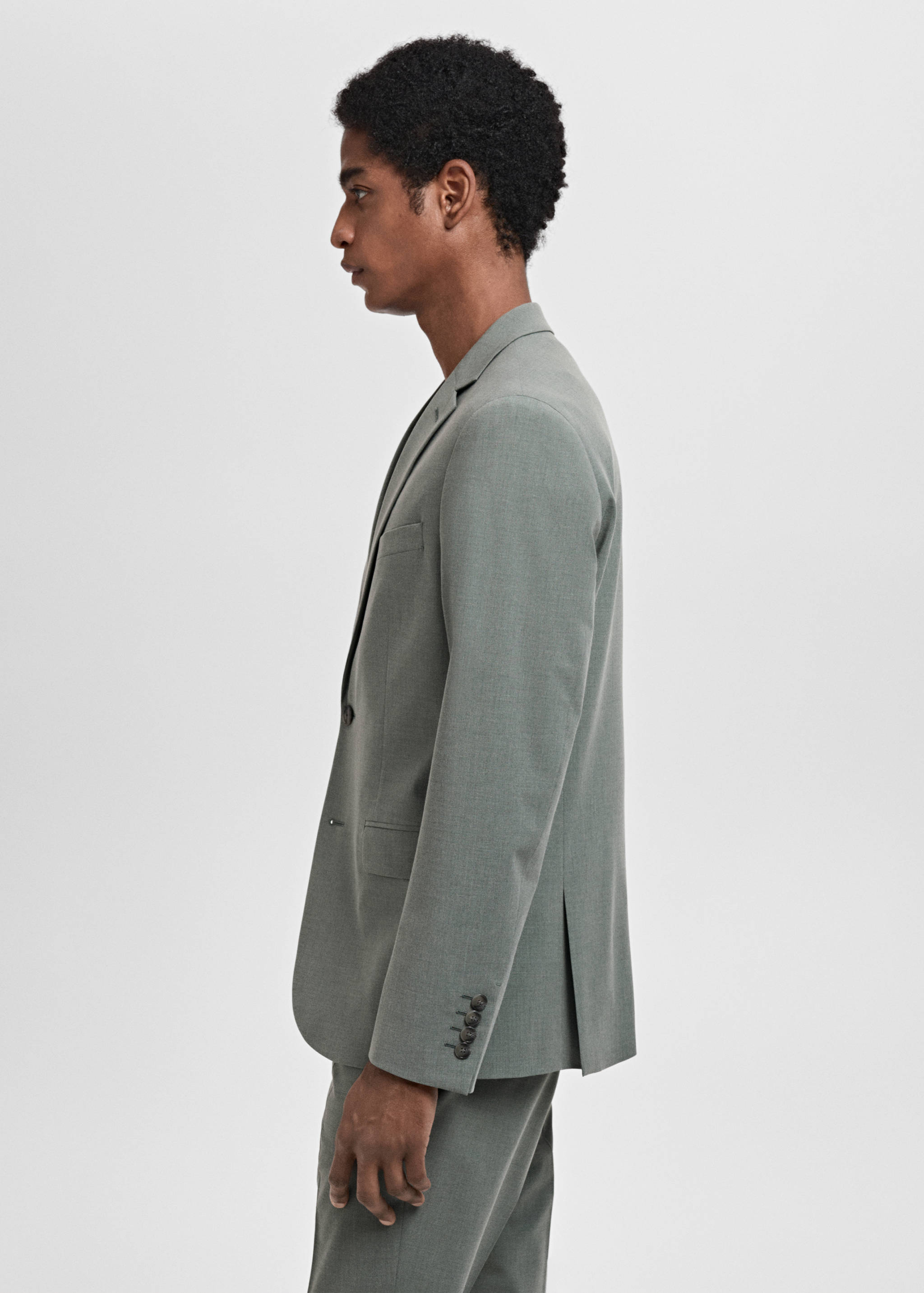 Super slim-fit suit jacket in stretch fabric - Details of the article 2