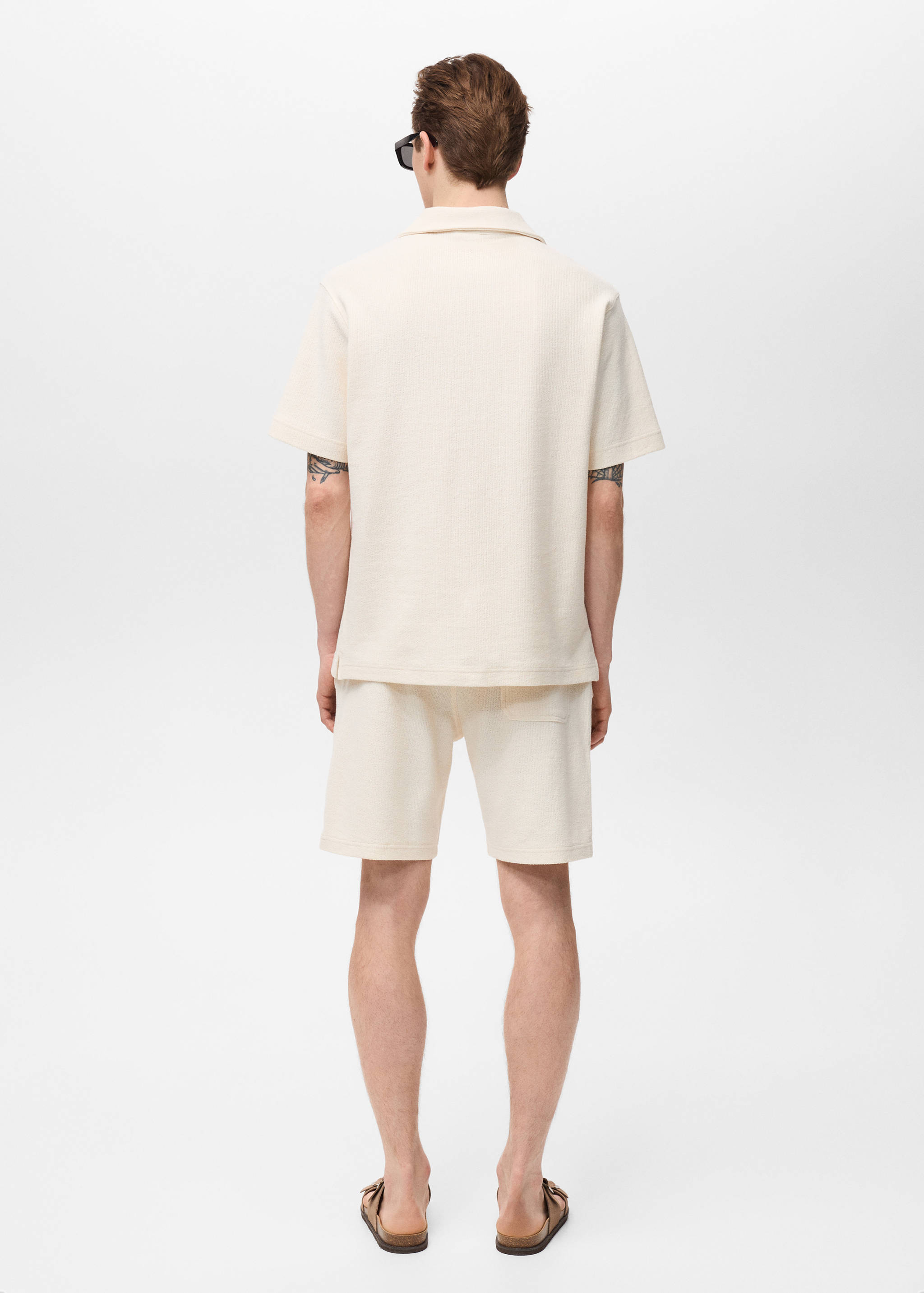 Polo texturé regular-fit - Verso de l’article