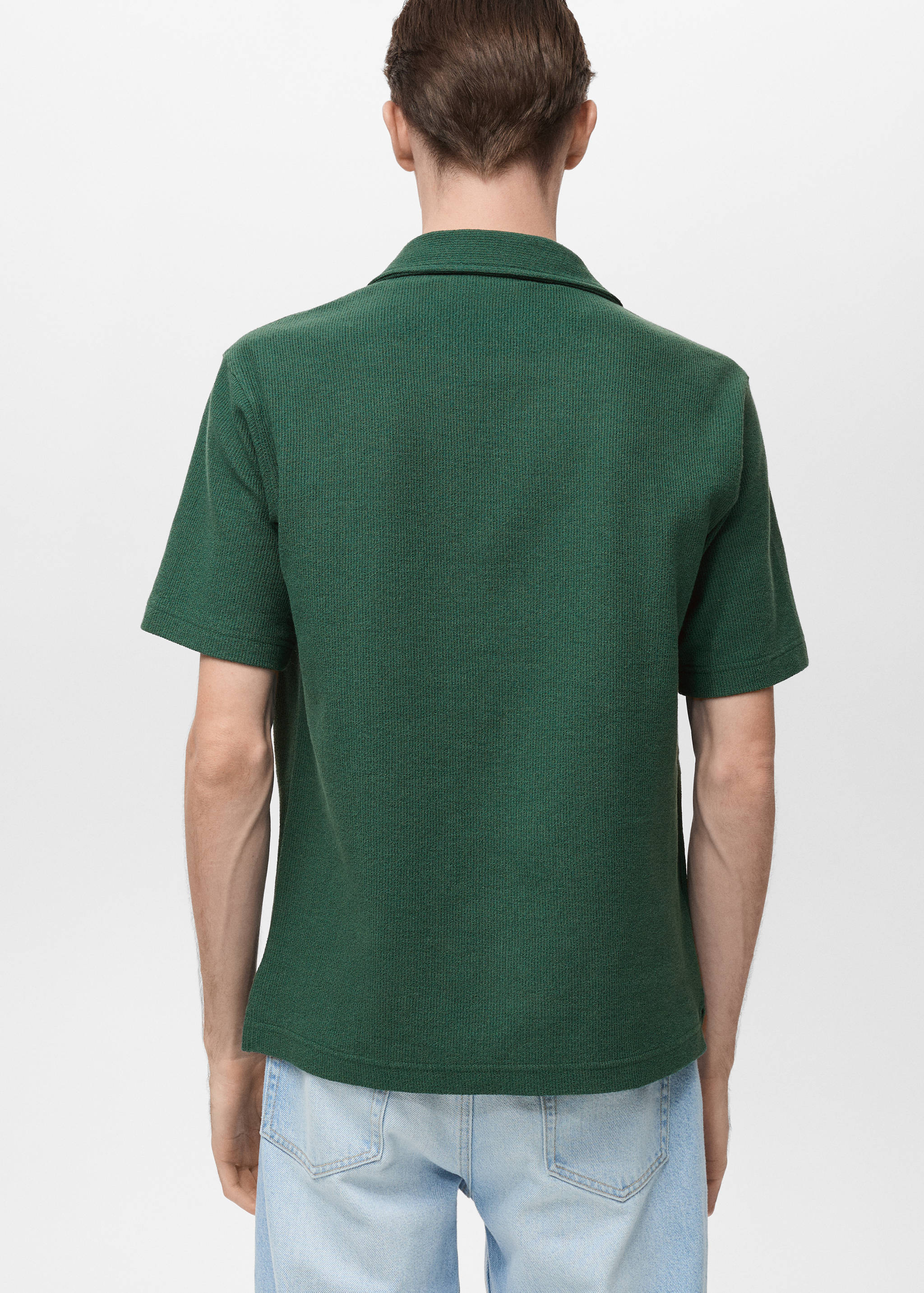 Polo texturé regular-fit - Verso de l’article
