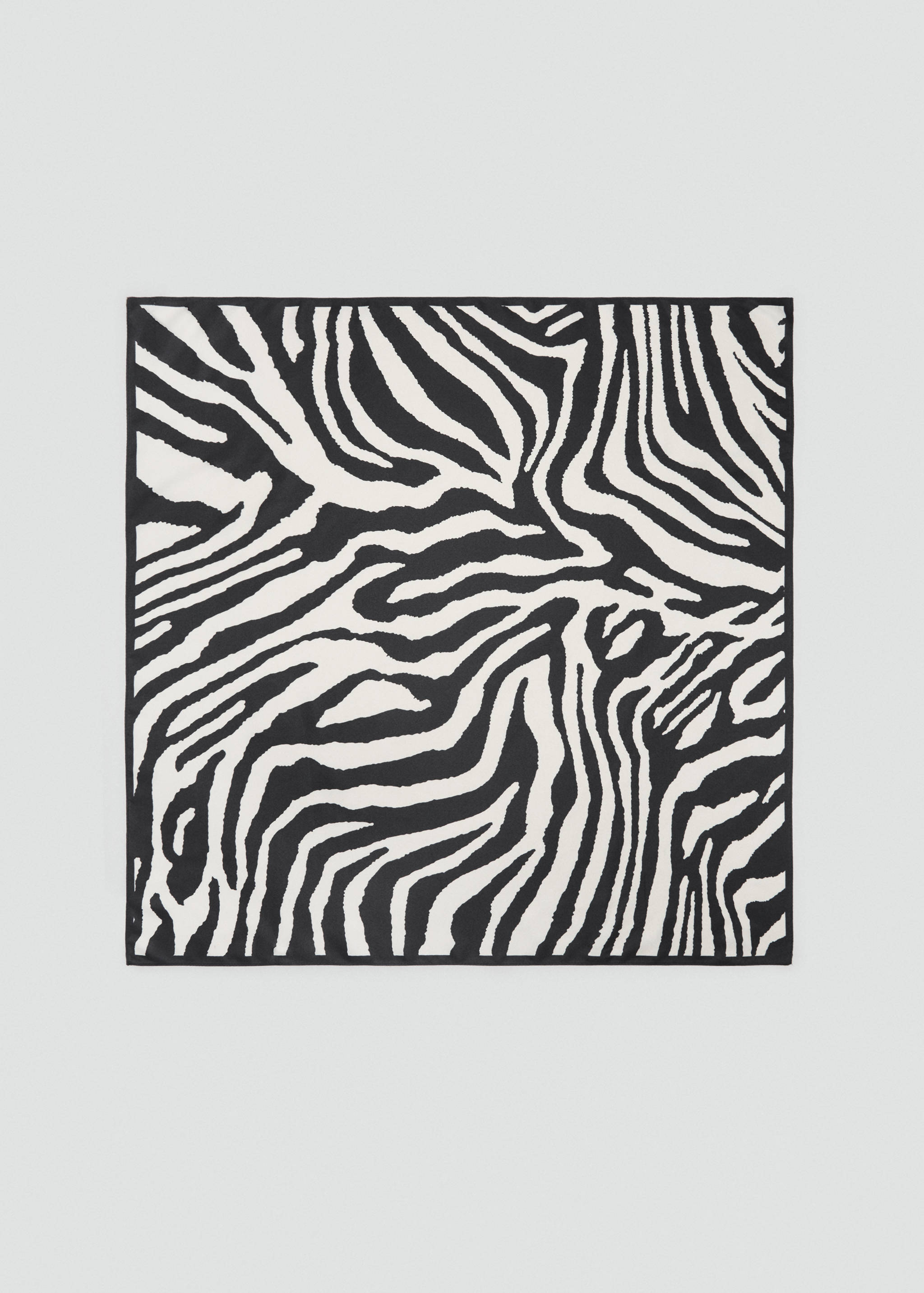 Pañuelo satinado cebra - Artículo sin modelo