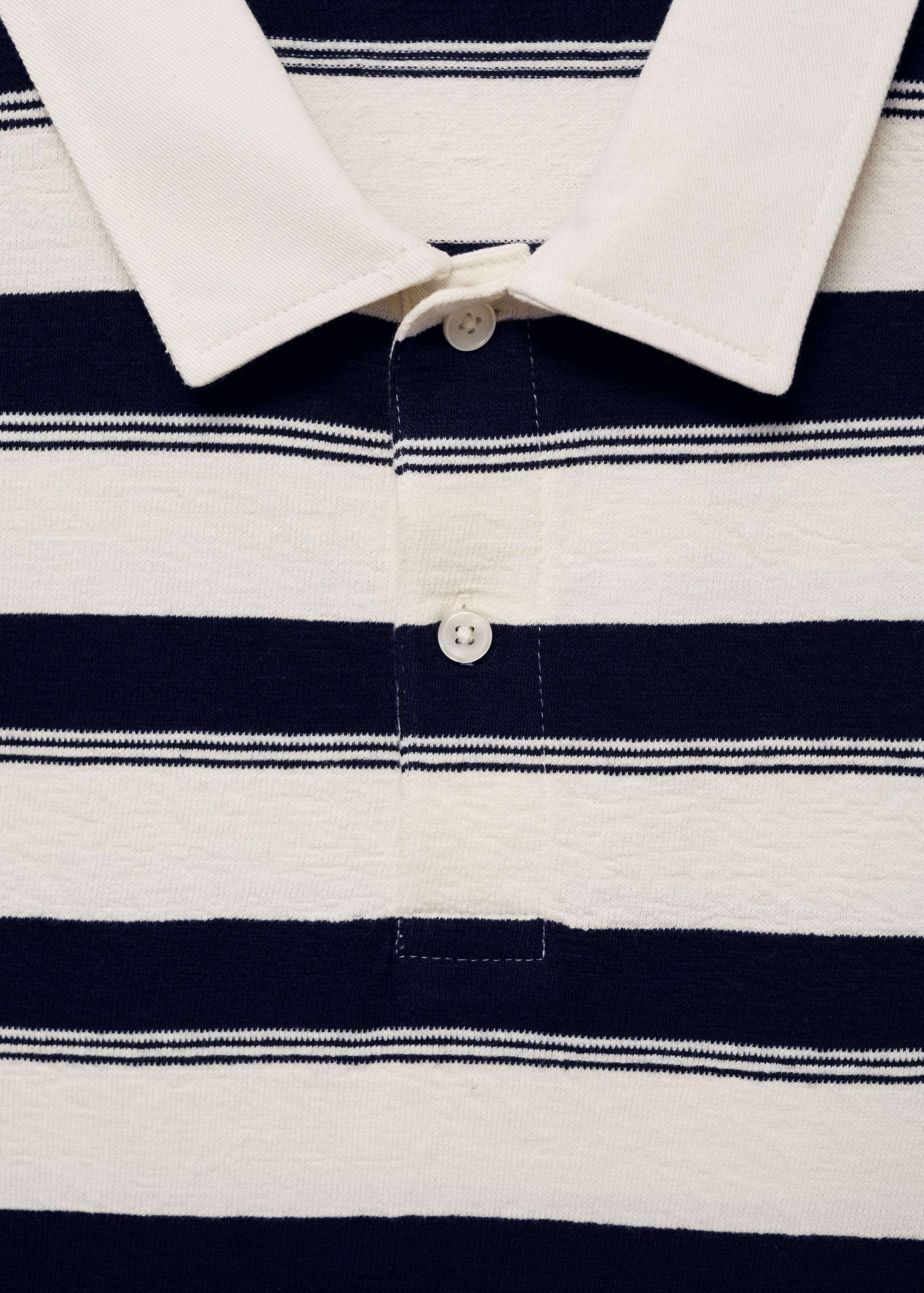 100% cotton striped polo shirt - Details of the article 8