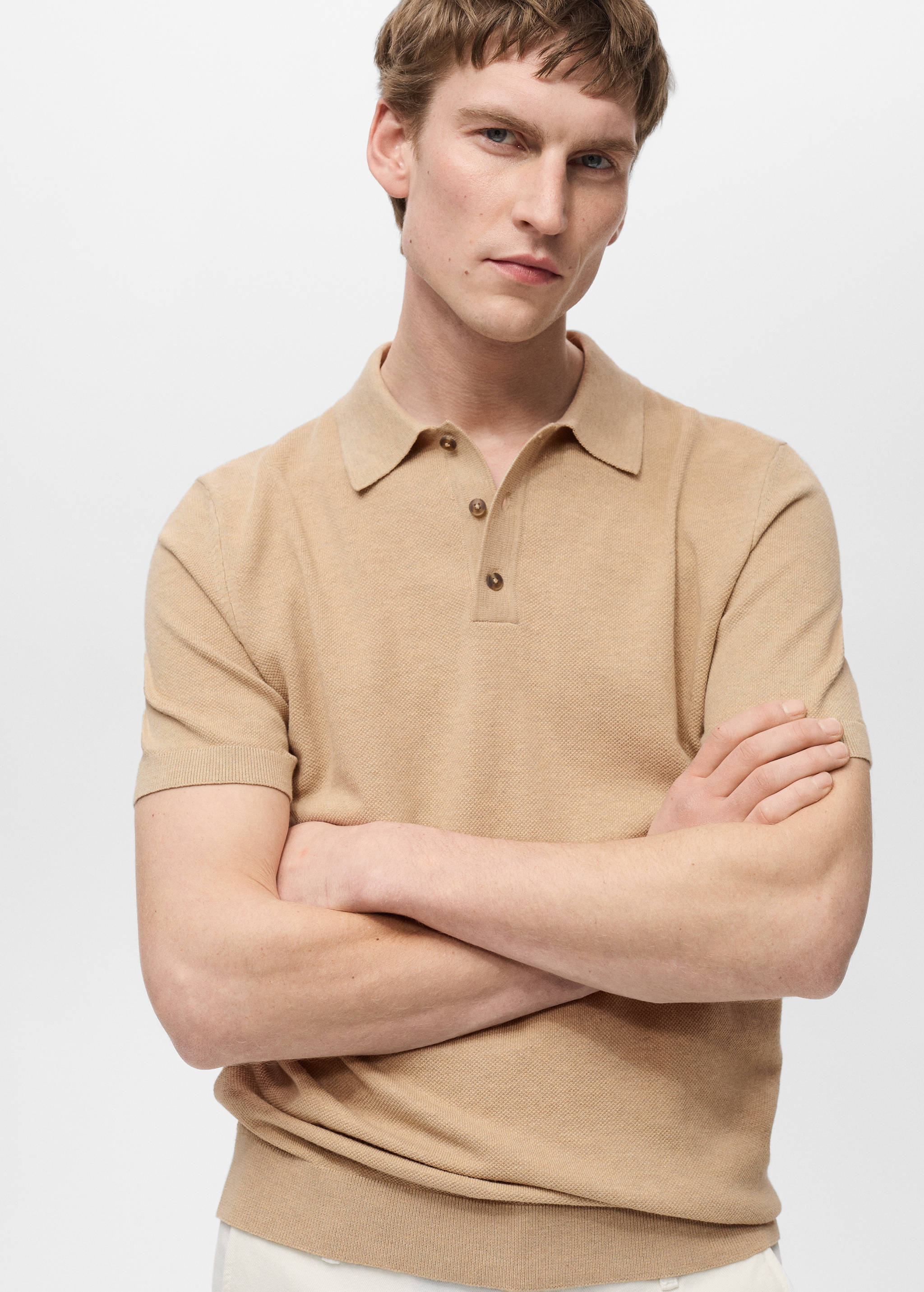 Polo maille structurée slim-fit - Détail de l'article 1